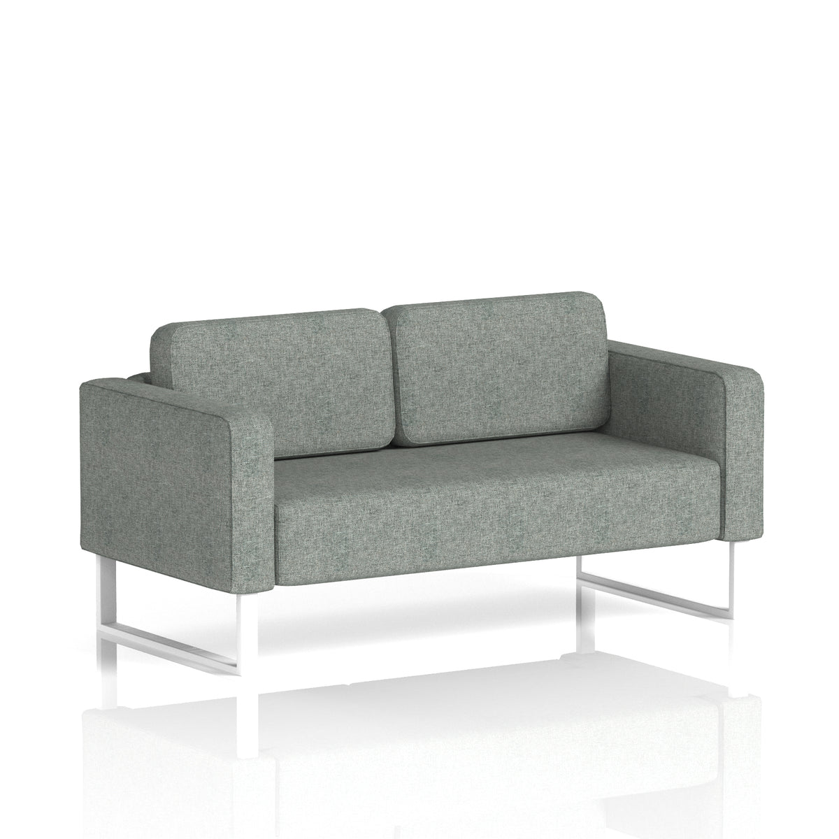 Elverton Bespoke Two-Seater Sofa Rivet - Prime White - Industrious Decor