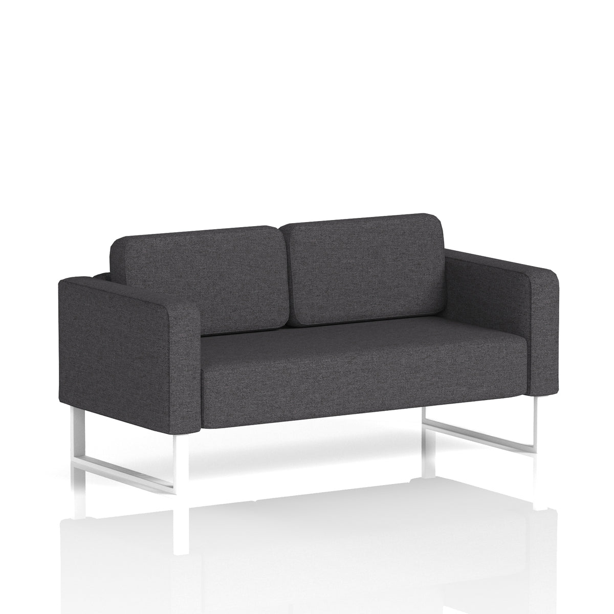 Elverton Bespoke Two-Seater Sofa X2 - Arithmetic White - Industrious Decor
