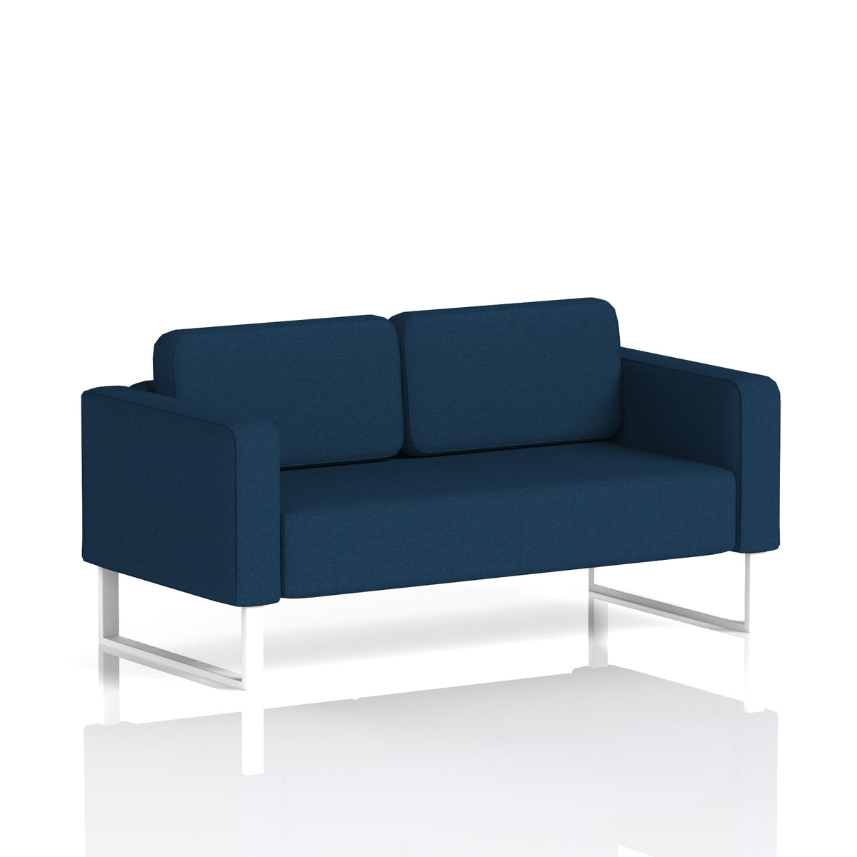 Elverton Bespoke Two-Seater Sofa X2 - Calculus White - Industrious Decor