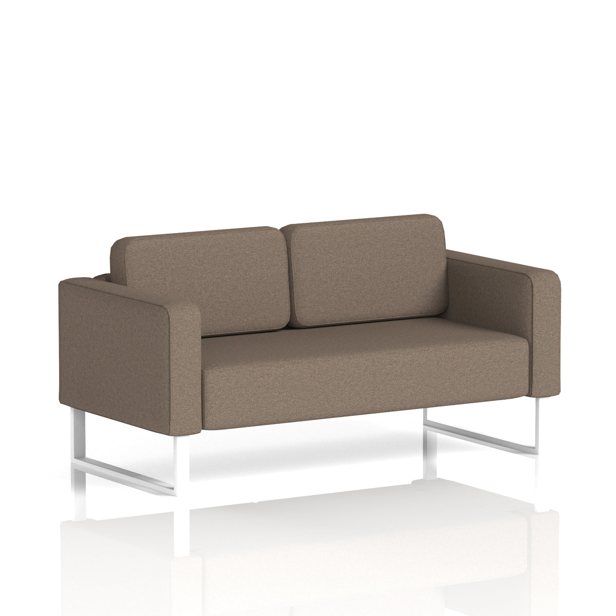Elverton Bespoke Two-Seater Sofa X2 - Theory White - Industrious Decor