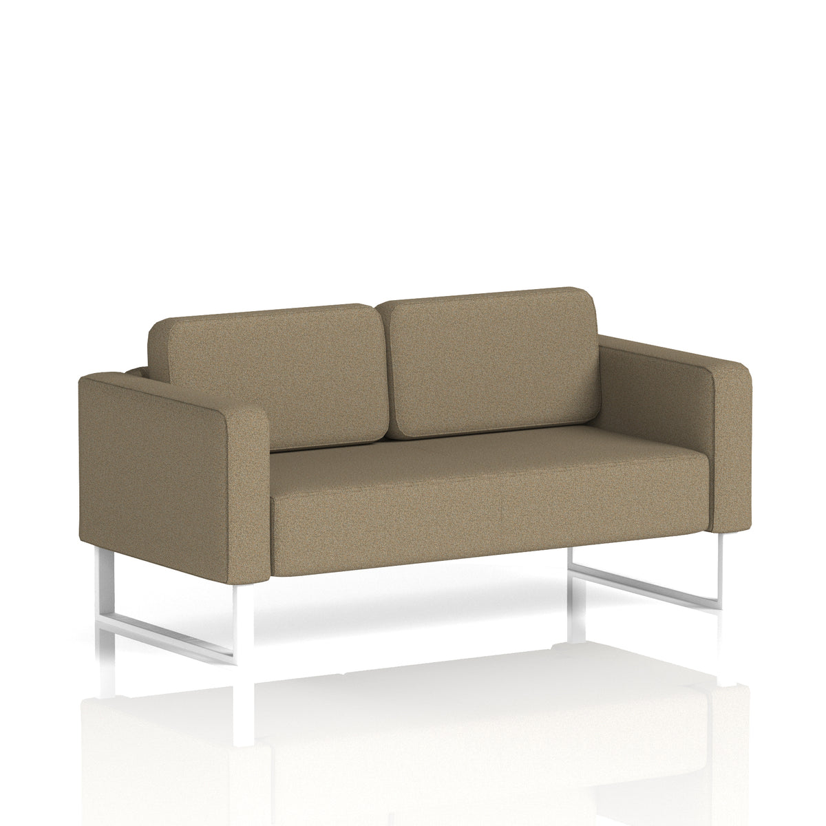 Elverton Bespoke Two-Seater Sofa Main Line Flax - Bank White - Industrious Decor