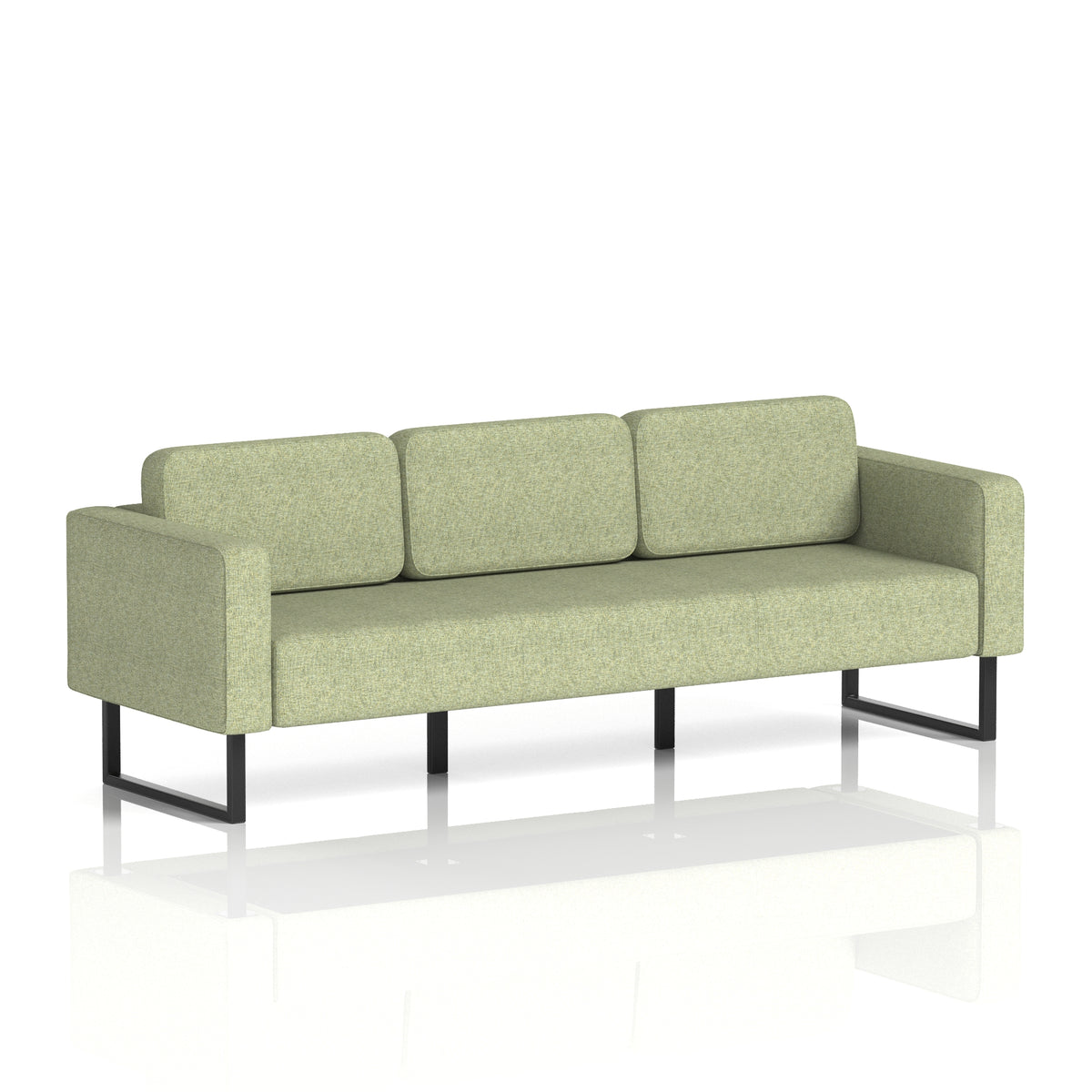 Elverton Bespoke Three-Seater Sofa Rivet - Burnish Black - Industrious Decor