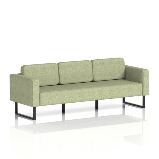 Elverton Bespoke Three-Seater Sofa Rivet - Burnish Black - Industrious Decor