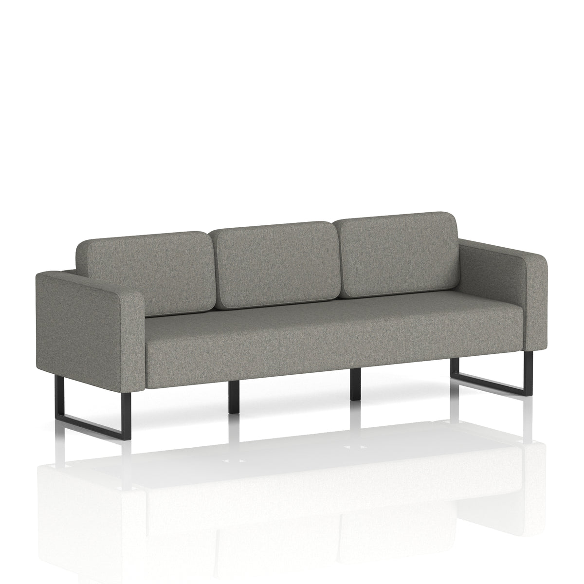 Elverton Bespoke Three-Seater Sofa X2 - Number Black - Industrious Decor