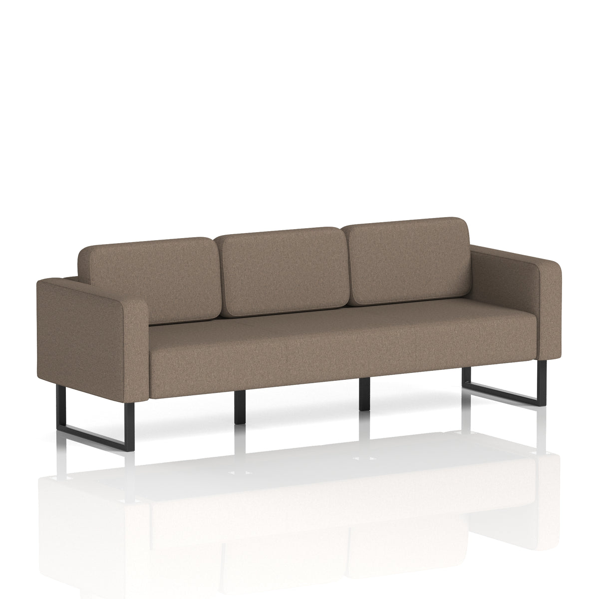Elverton Bespoke Three-Seater Sofa X2 - Theory Black - Industrious Decor