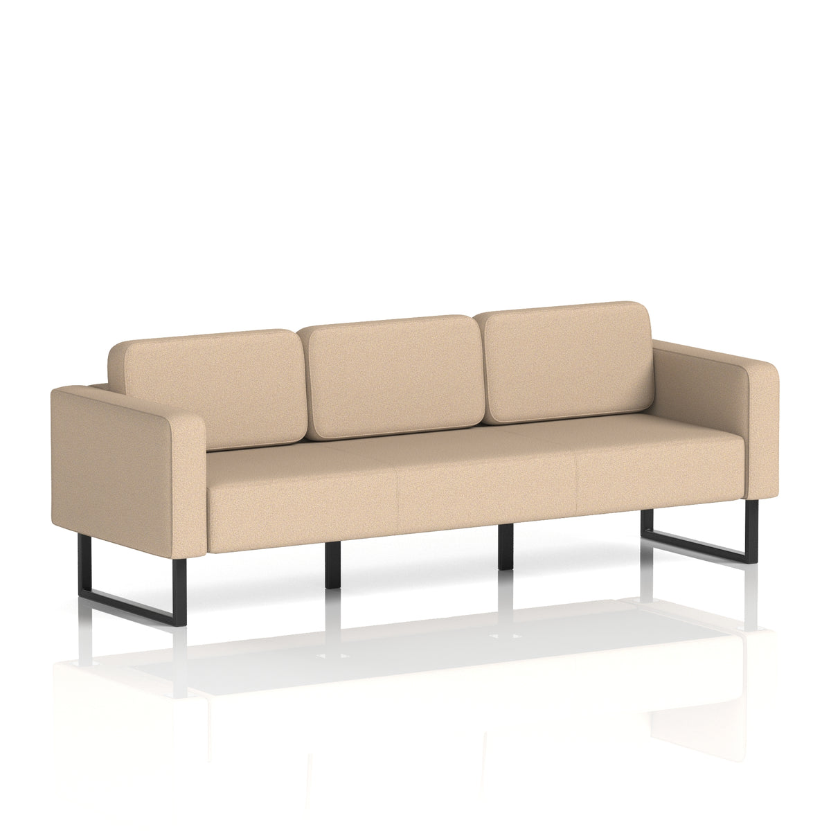 Elverton Bespoke Three-Seater Sofa Synergy - Affix Black - Industrious Decor