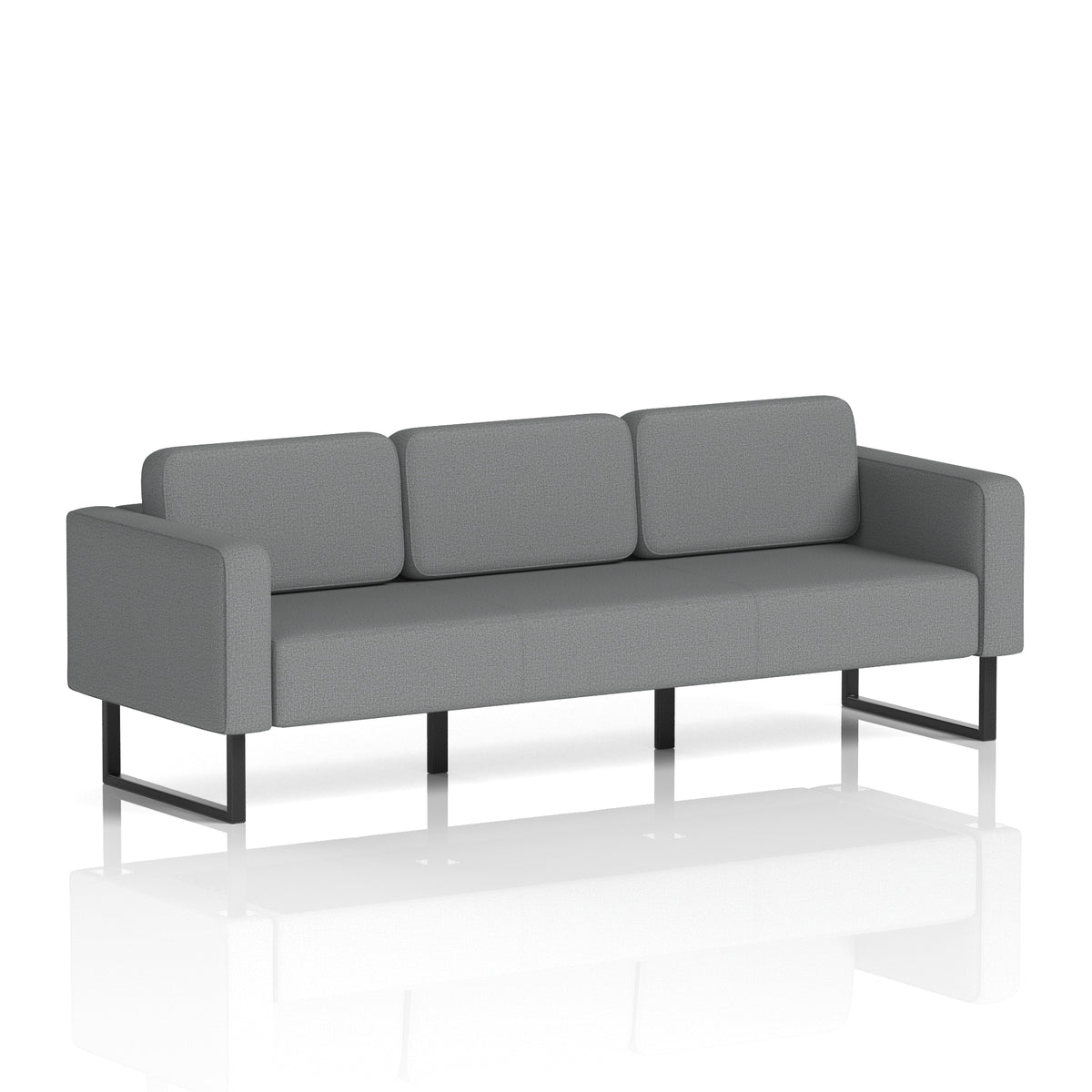 Elverton Bespoke Three-Seater Sofa Synergy - Partner Black - Industrious Decor