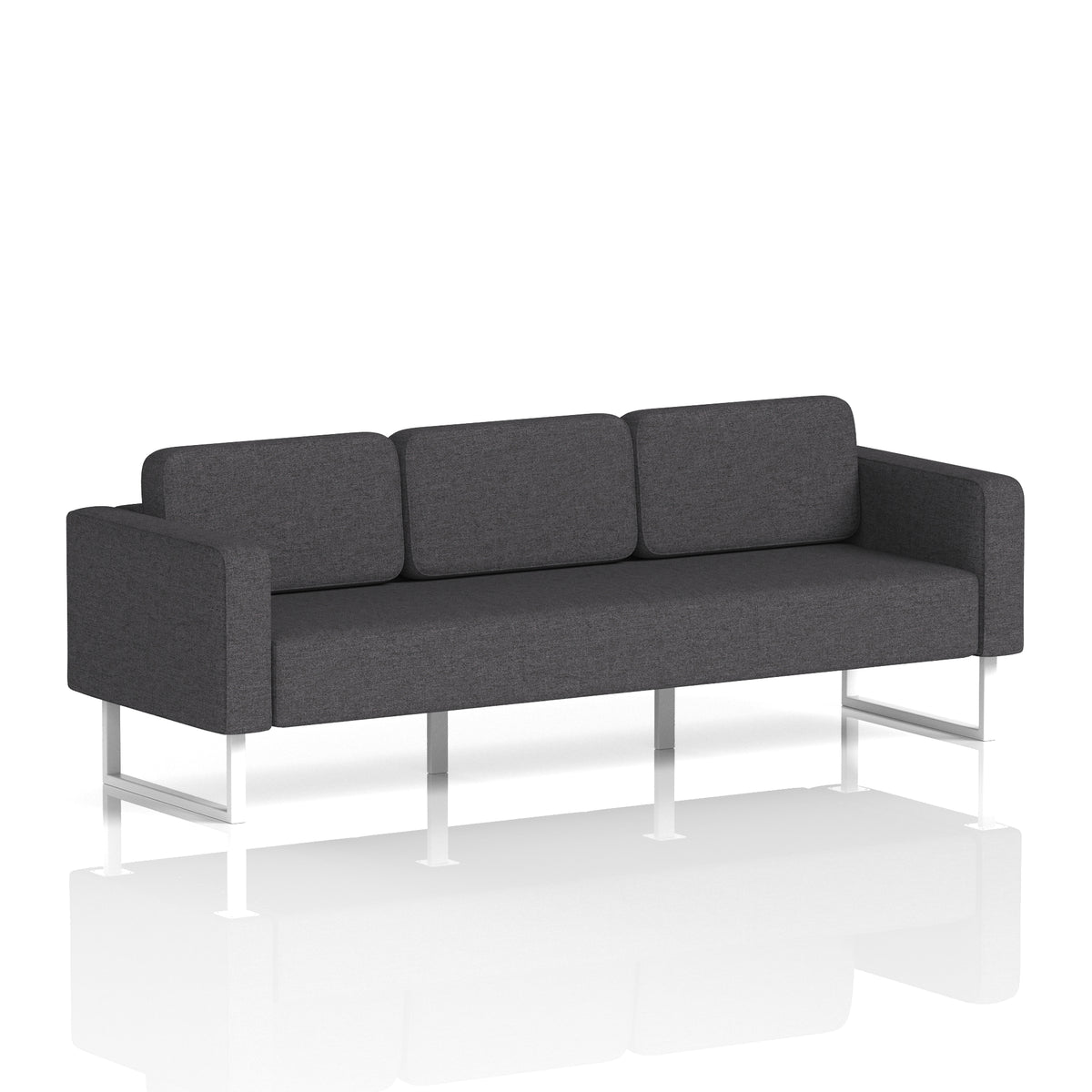 Elverton Bespoke Three-Seater Sofa X2 - Arithmetic White - Industrious Decor