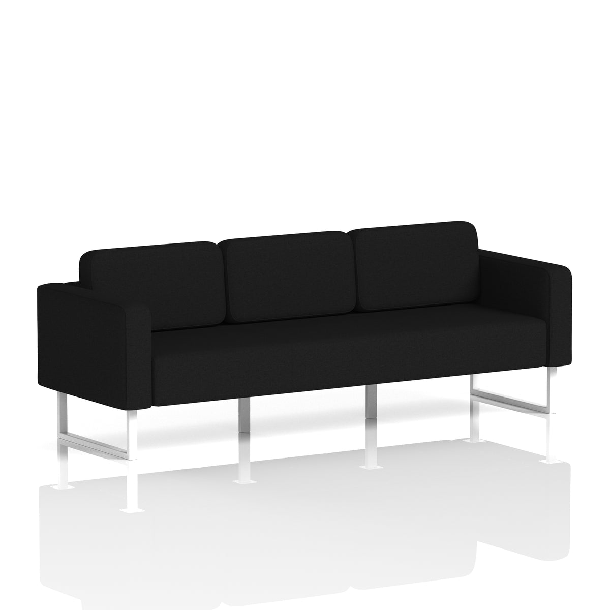 Elverton Bespoke Three-Seater Sofa X2 - Diameter White - Industrious Decor