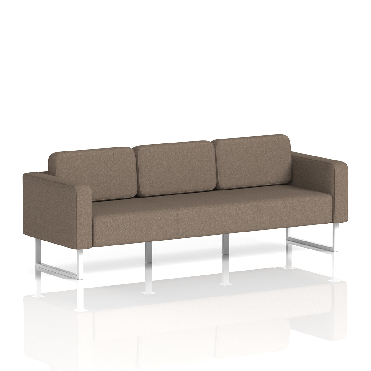 Elverton Bespoke Three-Seater Sofa X2 - Theory White - Industrious Decor