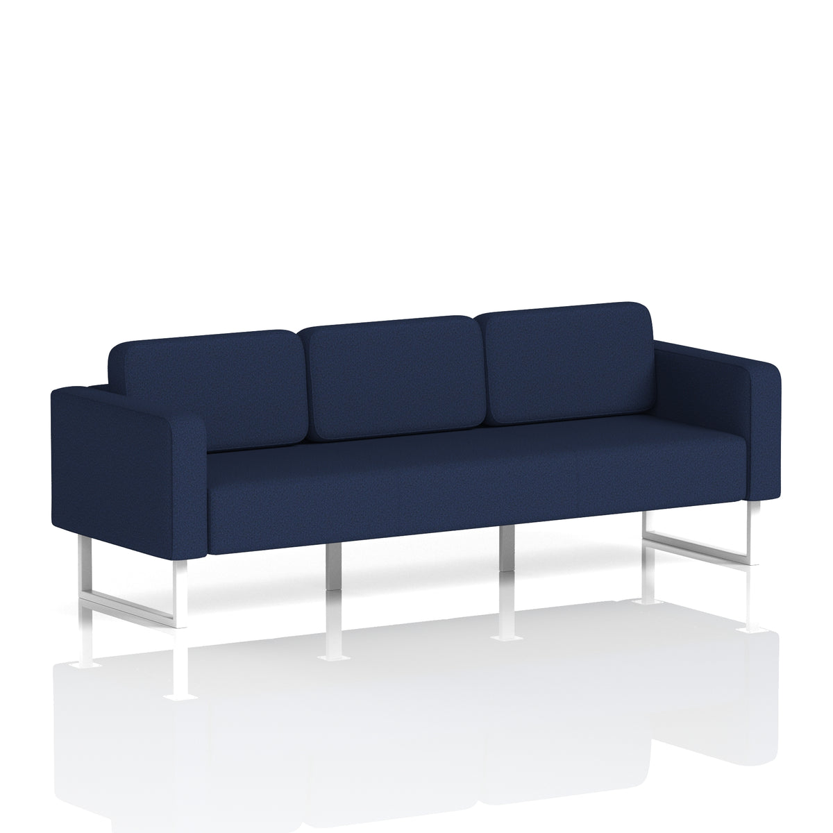 Elverton Bespoke Three-Seater Sofa Synergy - Alike White - Industrious Decor