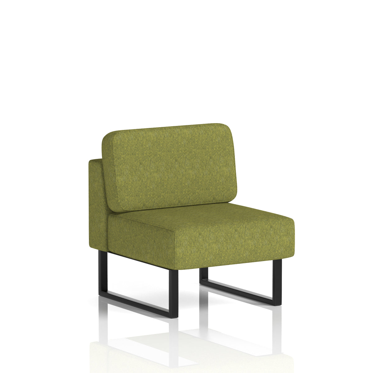 Brixworth Modular Seating Central Unit Rivet - Olive Black - Industrious Decor