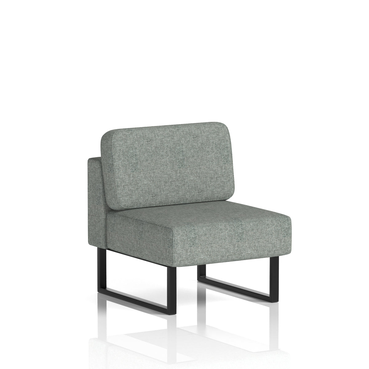 Brixworth Modular Seating Central Unit Rivet - Prime Black - Industrious Decor