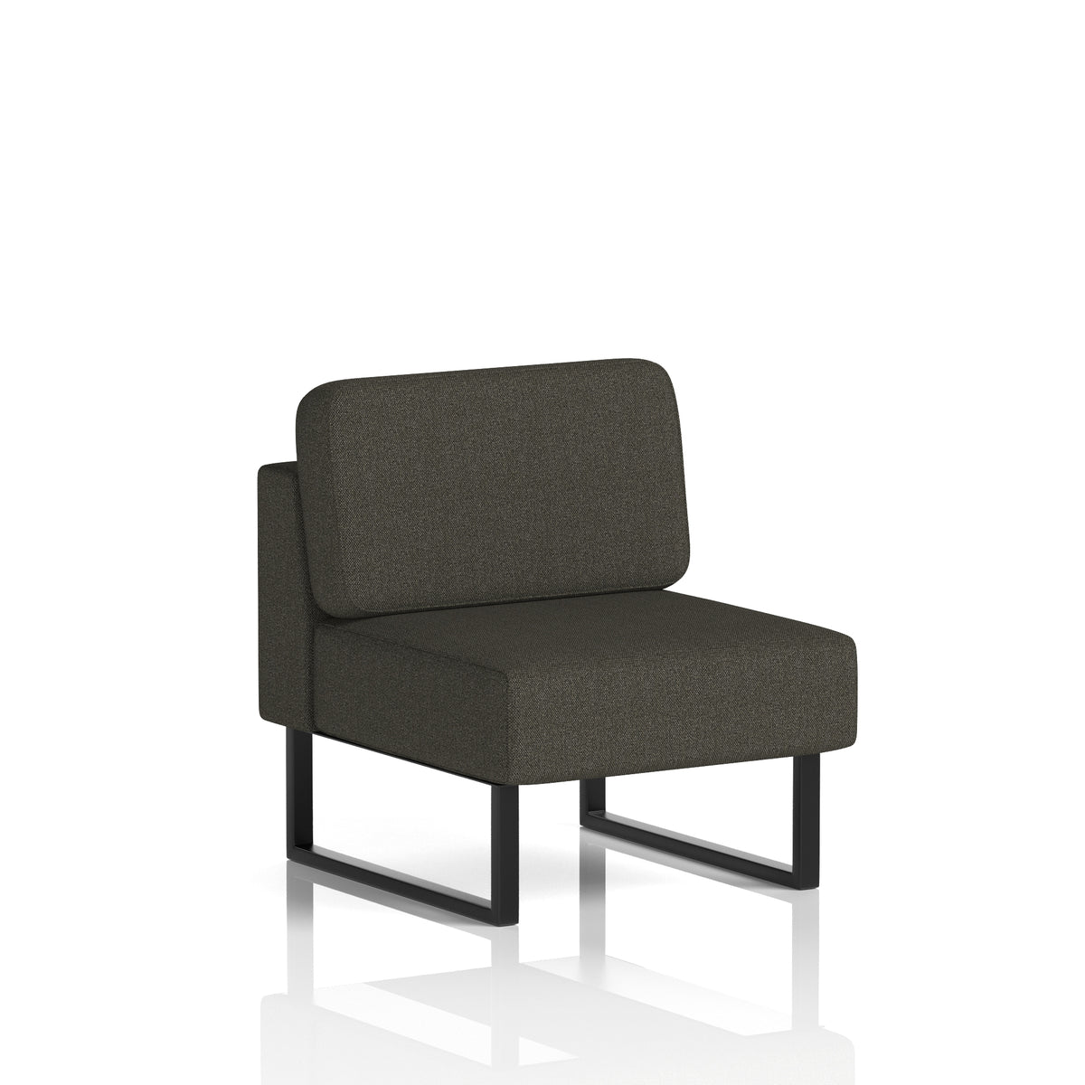 Brixworth Modular Seating Central Unit Main Line Flax - Temple Black - Industrious Decor