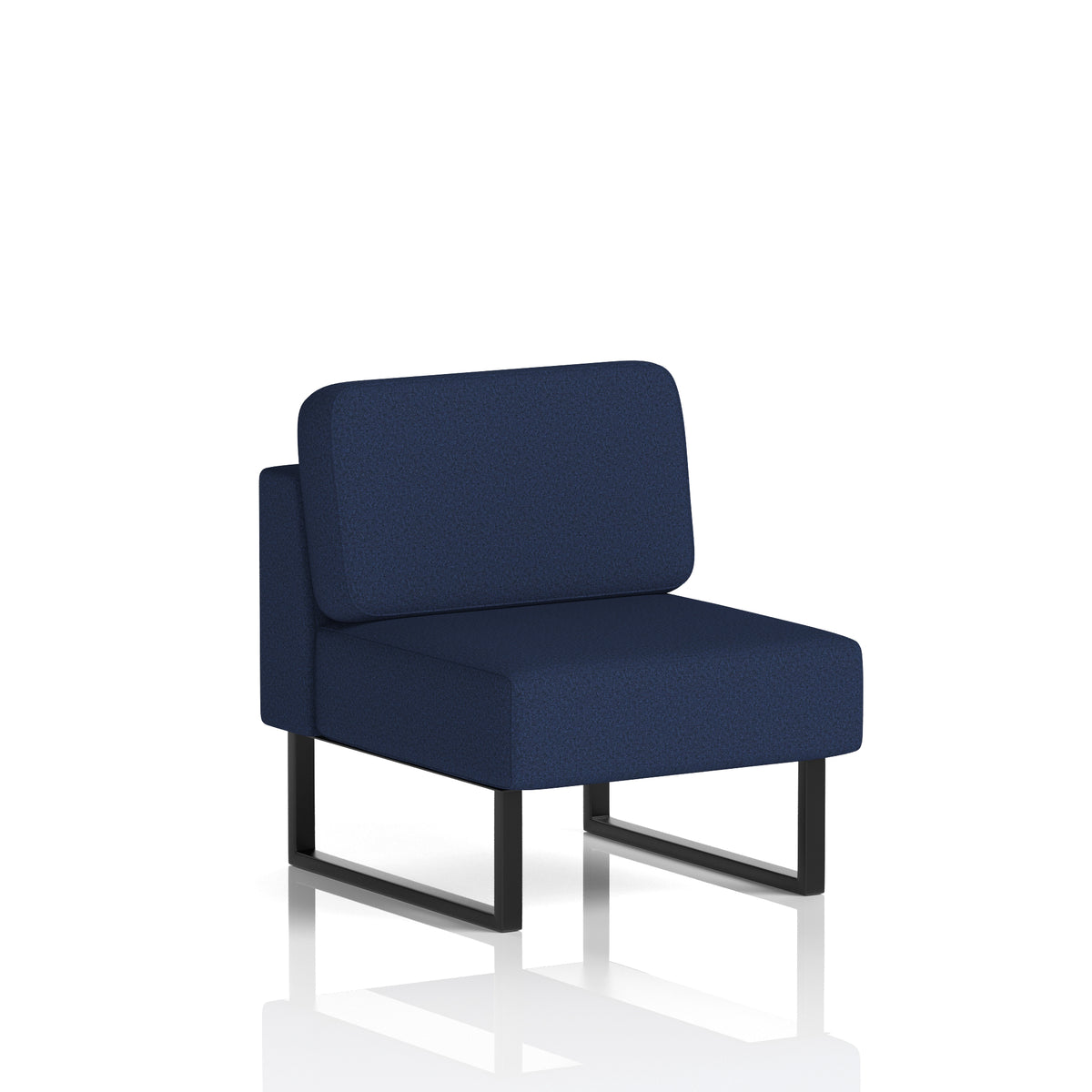 Brixworth Modular Seating Central Unit Synergy - Alike Black - Industrious Decor