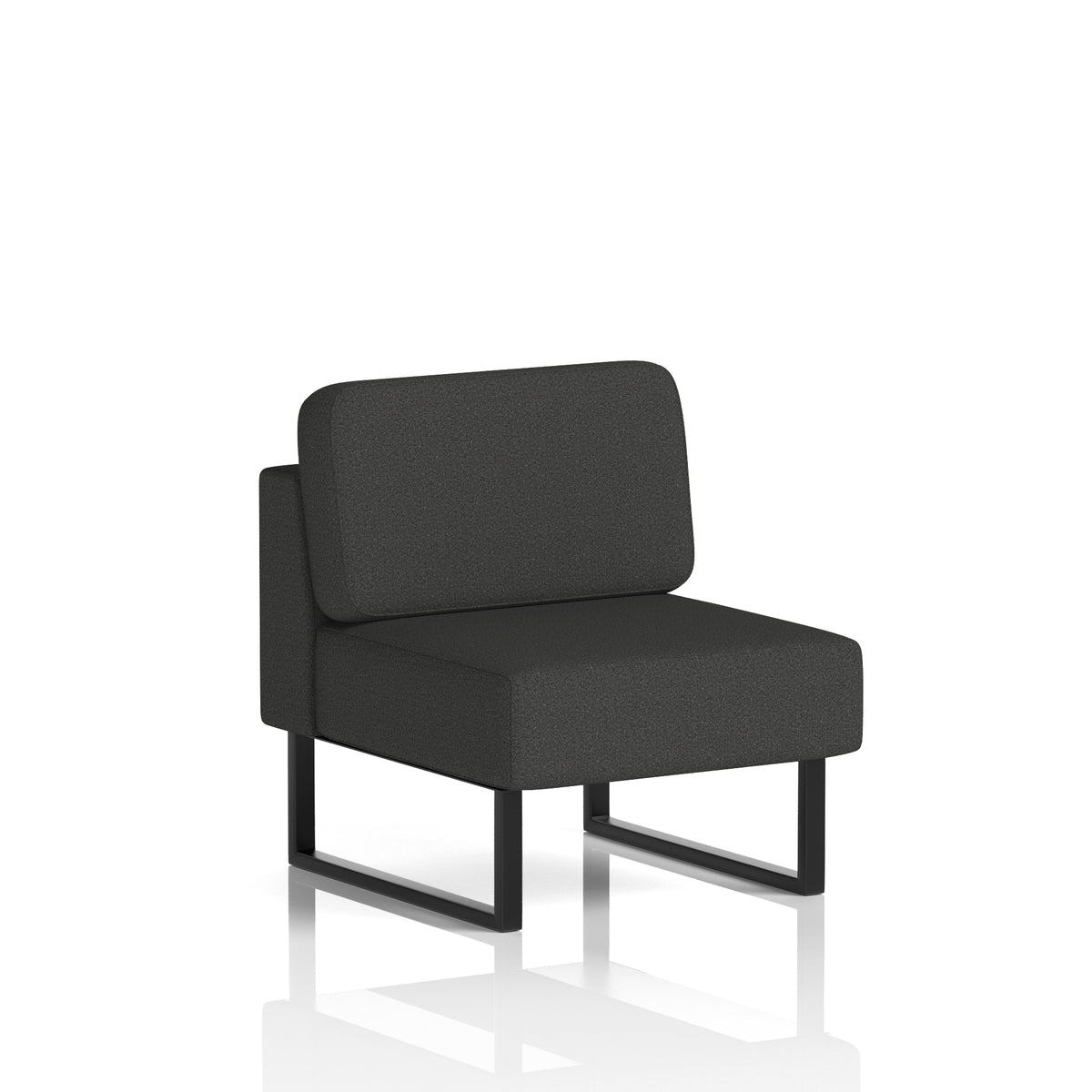 Brixworth Modular Seating Central Unit Synergy - Mix Black - Industrious Decor