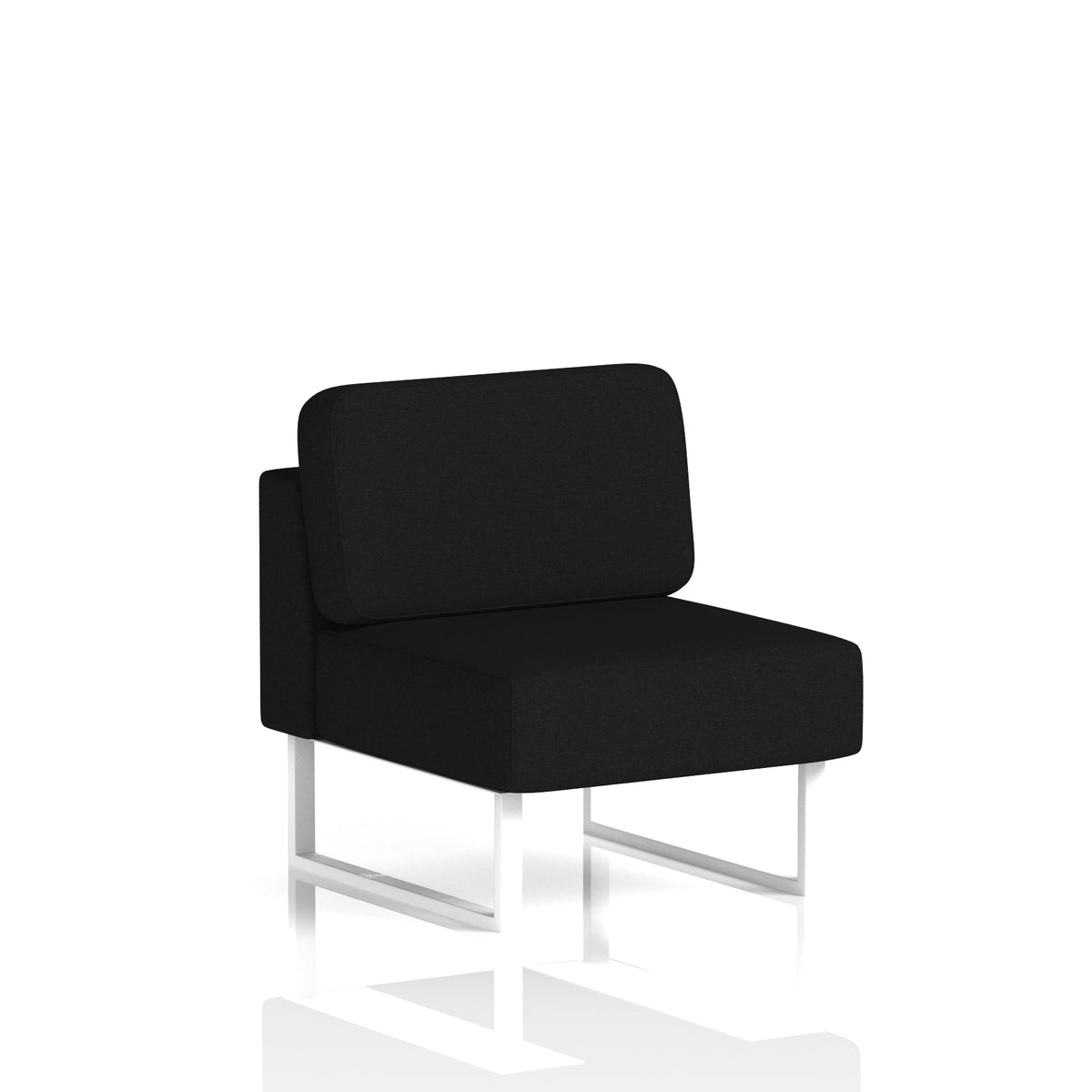 Brixworth Modular Seating Central Unit X2 - Diameter White - Industrious Decor