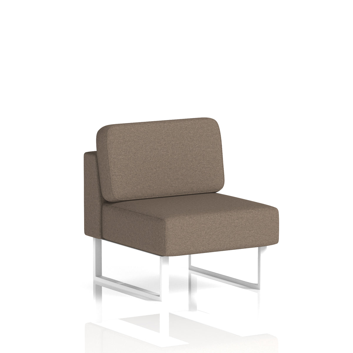 Brixworth Modular Seating Central Unit X2 - Theory White - Industrious Decor