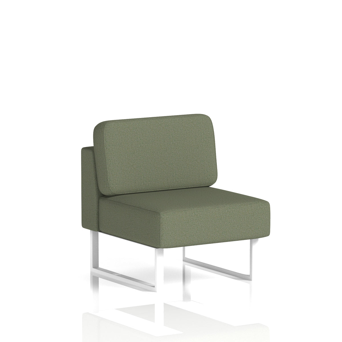Brixworth Modular Seating Central Unit Main Line Flax - Monument White - Industrious Decor