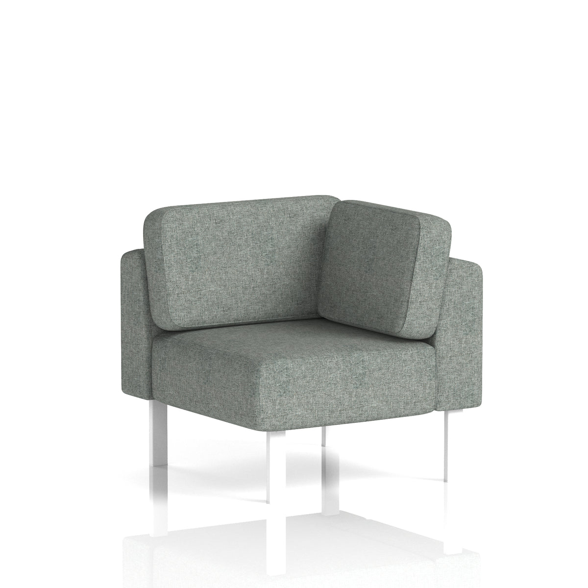 Commercial Modular Seating – Corner Unit with Legs – Crib 5 - Industrious Decor