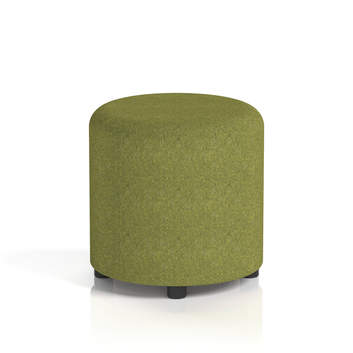 Commercial Round Stool – Single Tone | Crib 5 Contract Rivet - Olive Body And Top - Industrious Decor