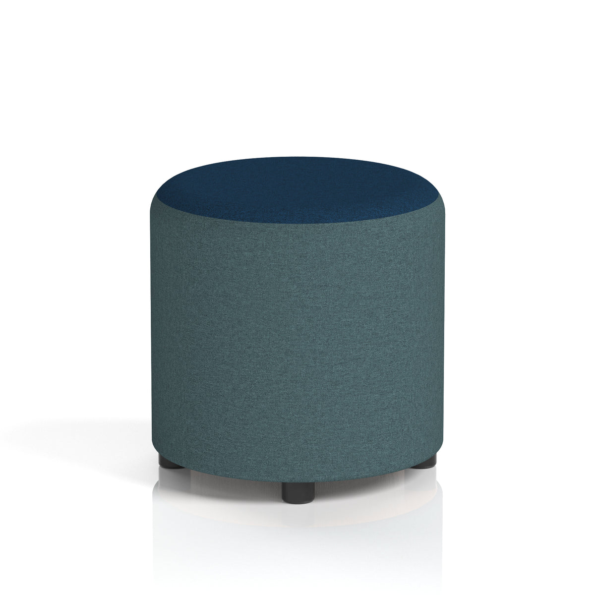 Commercial Round Stool – Two Tone | Crib 5 Contract X2 - Polygon Body Calculus Top - Industrious Decor