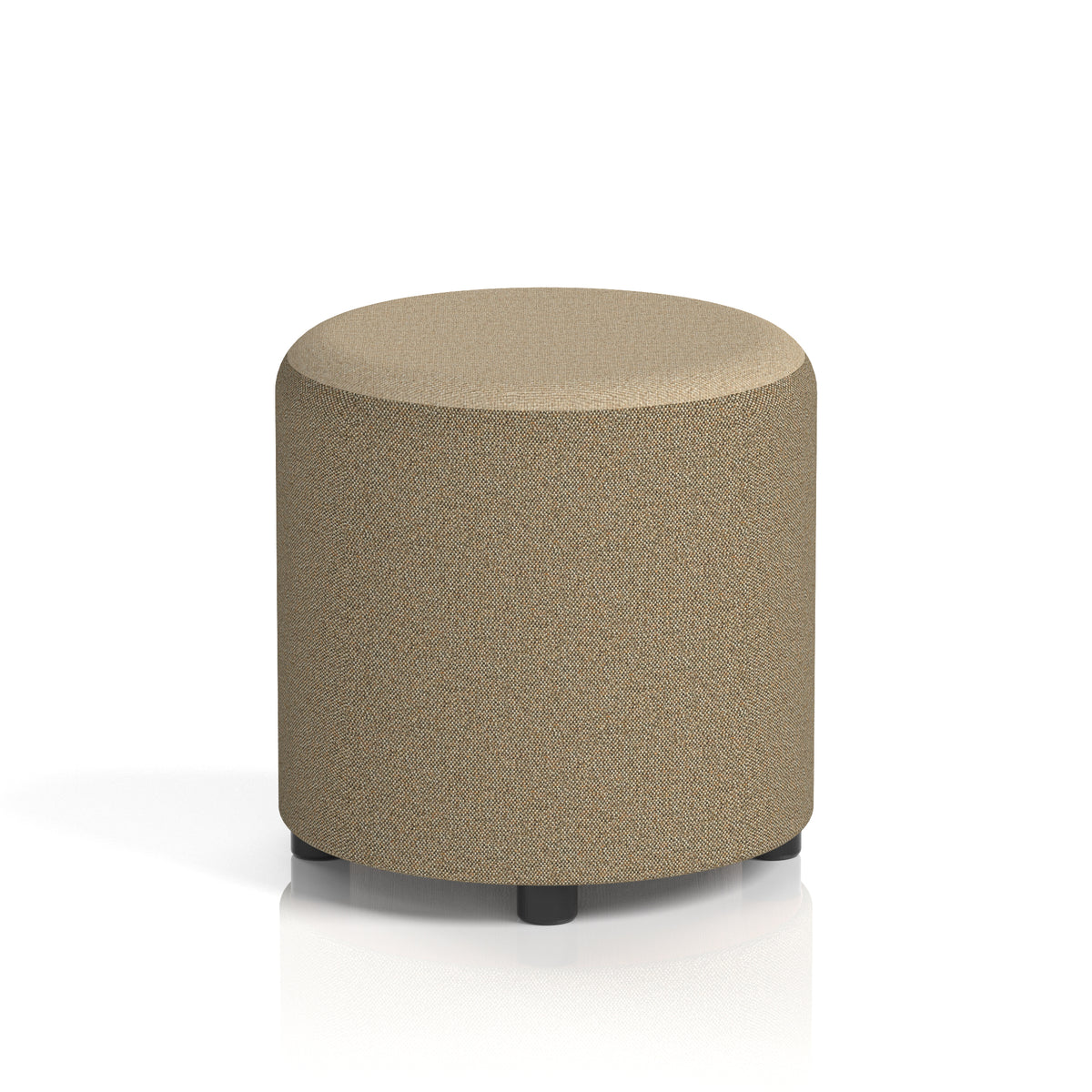 Commercial Round Stool – Two Tone | Crib 5 Contract Main Line Flax - Bank Body Upminster Top - Industrious Decor