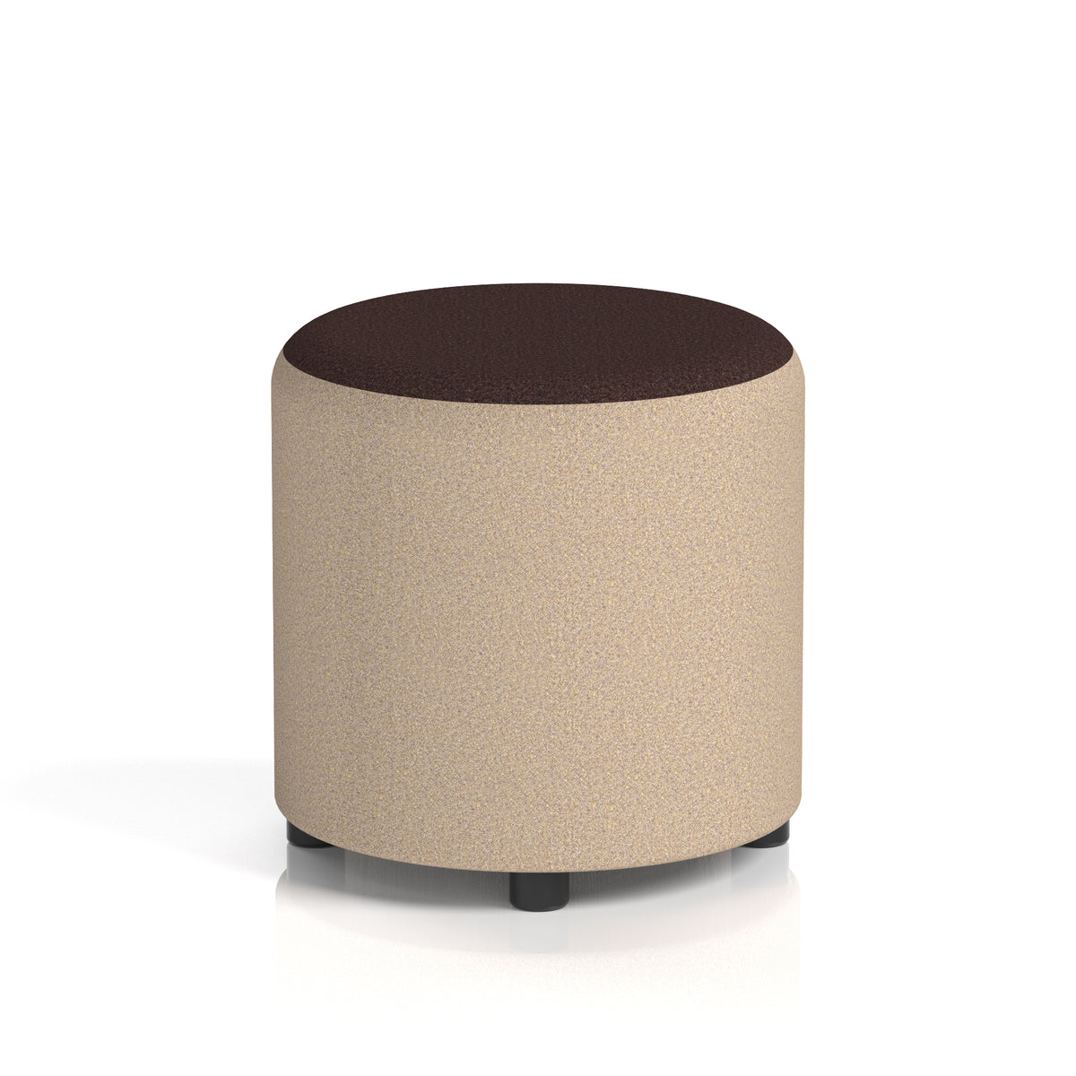 Commercial Round Stool – Two Tone | Crib 5 Contract Synergy - Affix Body Wed Top - Industrious Decor
