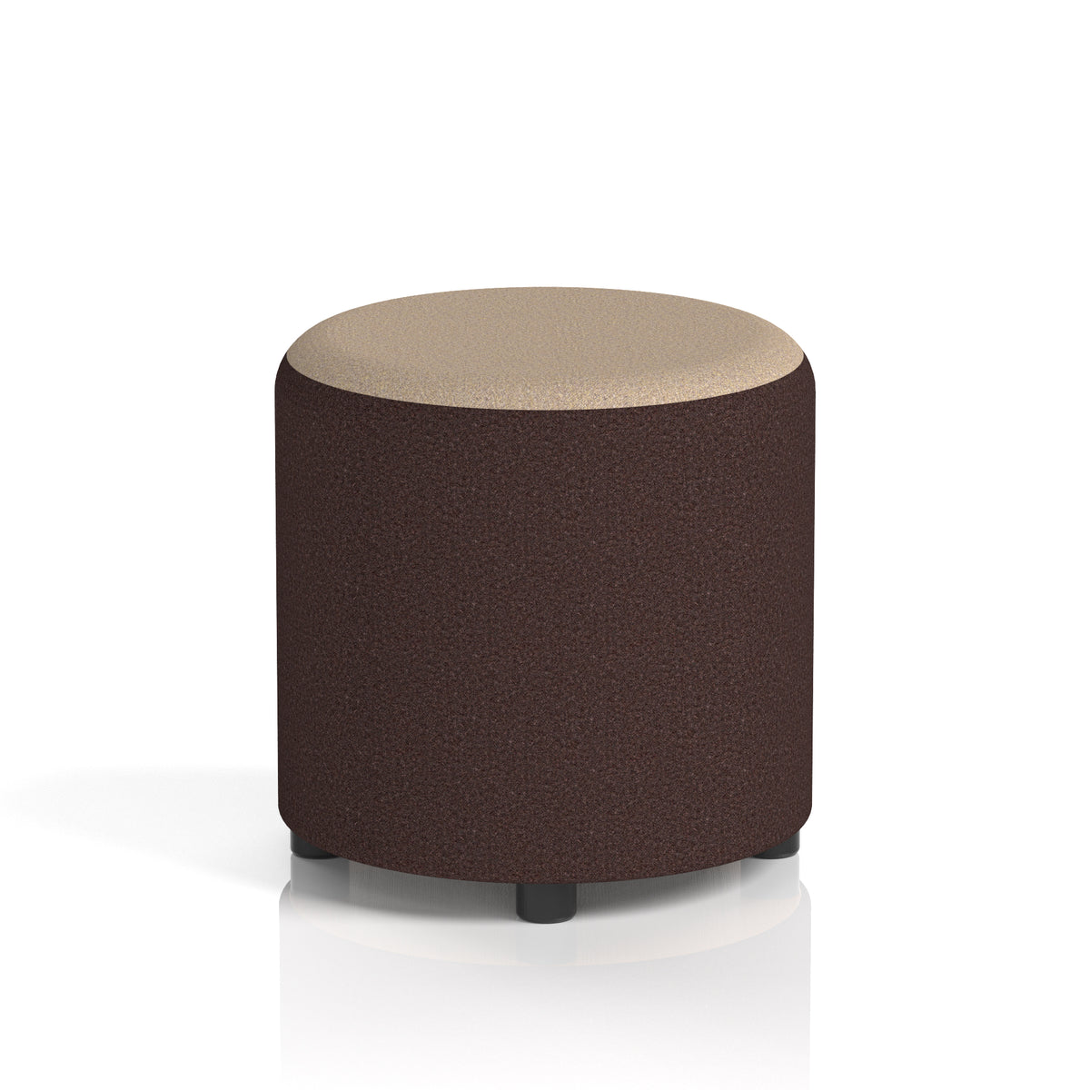 Commercial Round Stool – Two Tone | Crib 5 Contract Synergy - Wed Body Affix Top - Industrious Decor