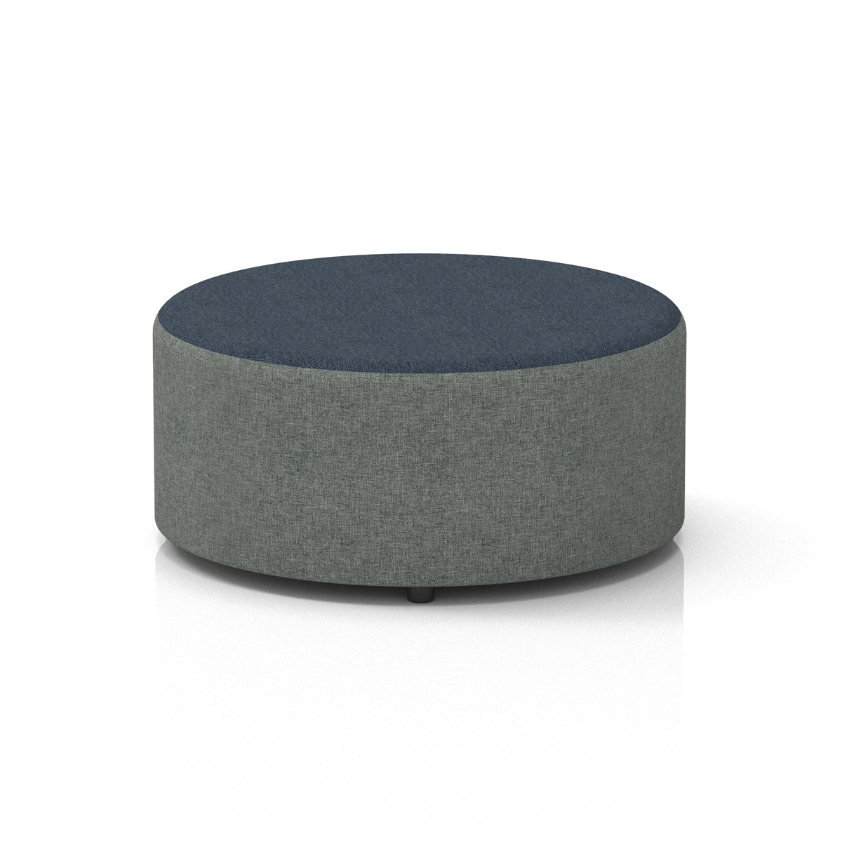Commercial Large Round Stool – Two Tone | Crib 5 Contract Large Rivet - Prime Body Crucible Top - Industrious Decor