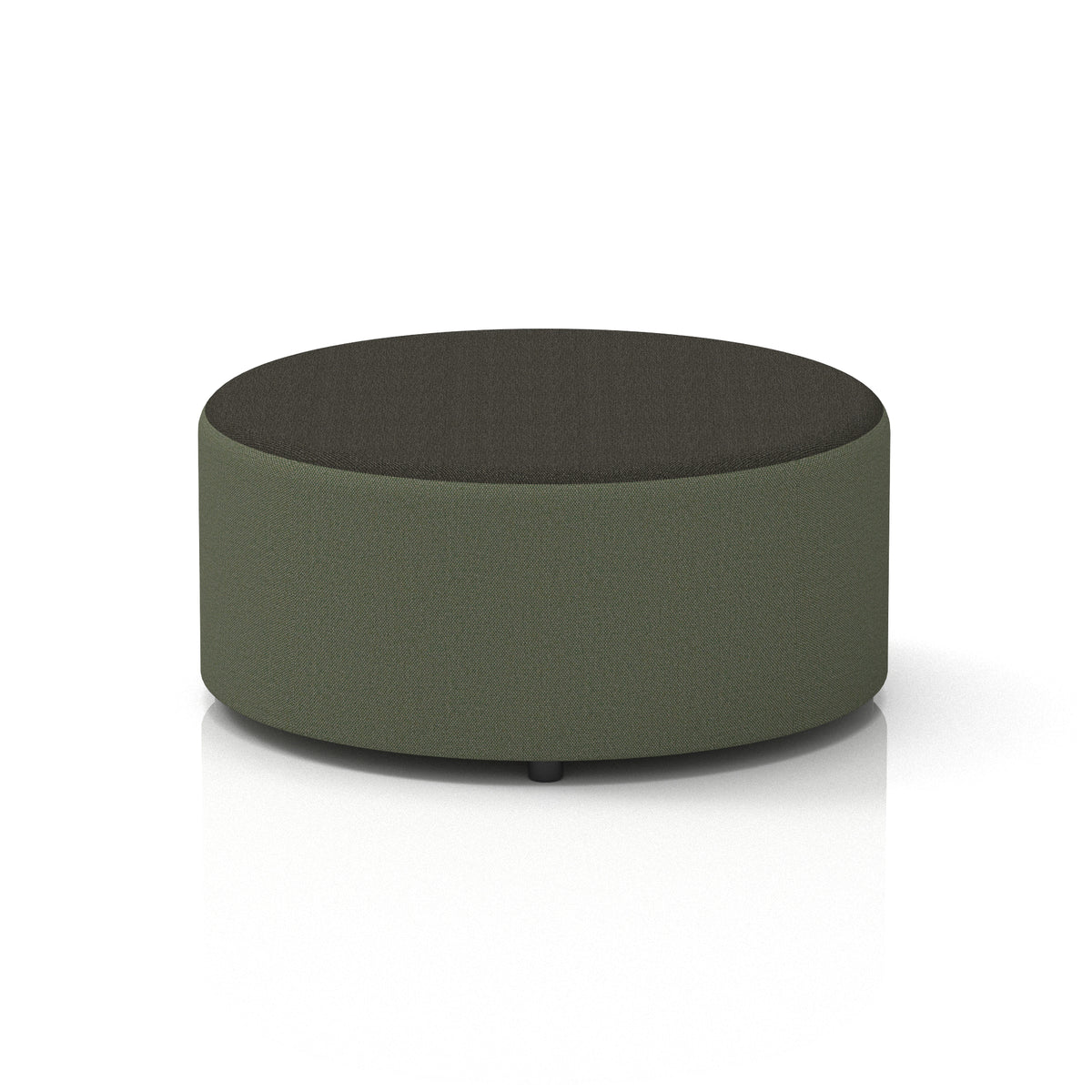 Commercial Large Round Stool – Two Tone | Crib 5 Contract Large Main Line Flax - Monument Body Temple Top - Industrious Decor