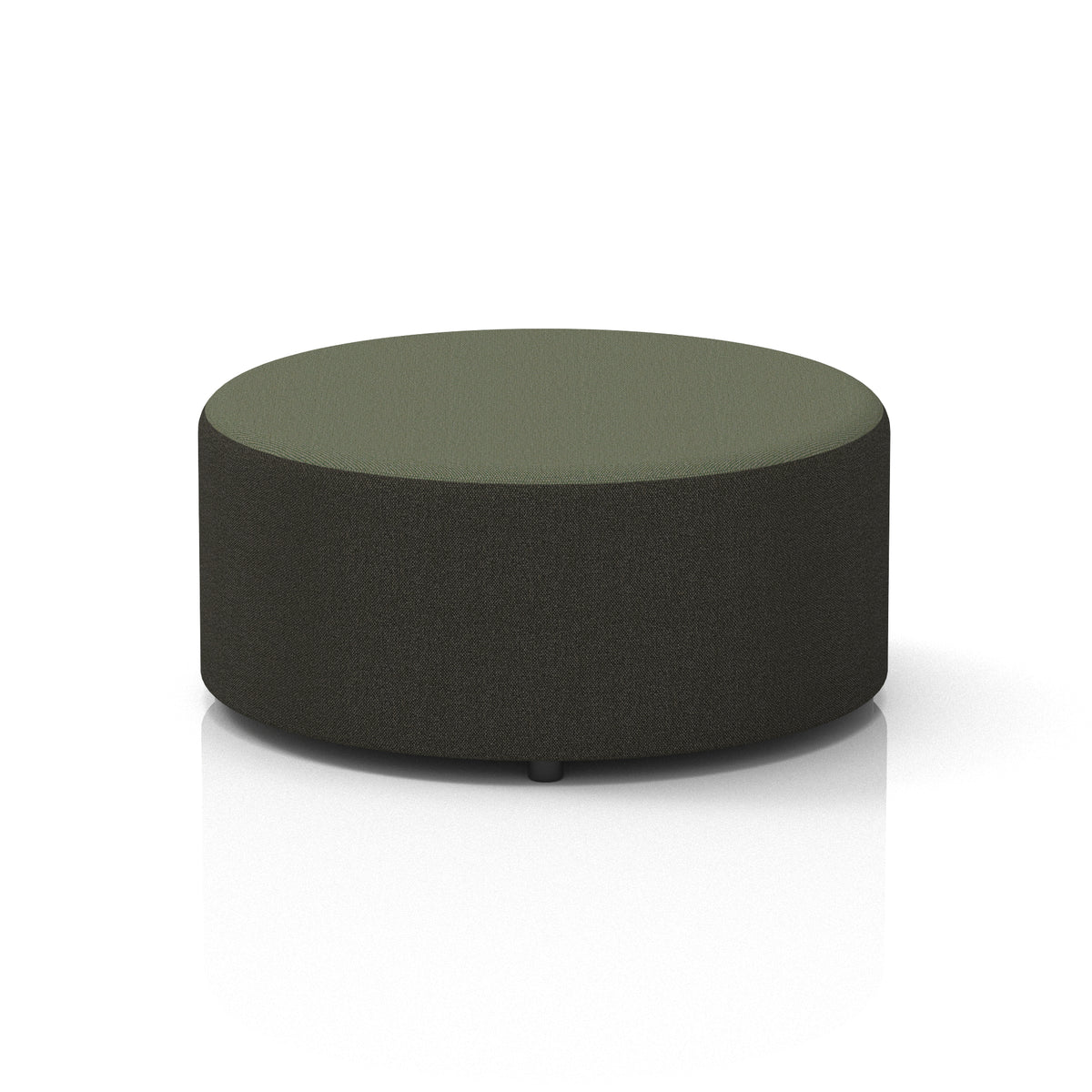 Commercial Large Round Stool – Two Tone | Crib 5 Contract Large Main Line Flax - Temple Body Monument Top - Industrious Decor