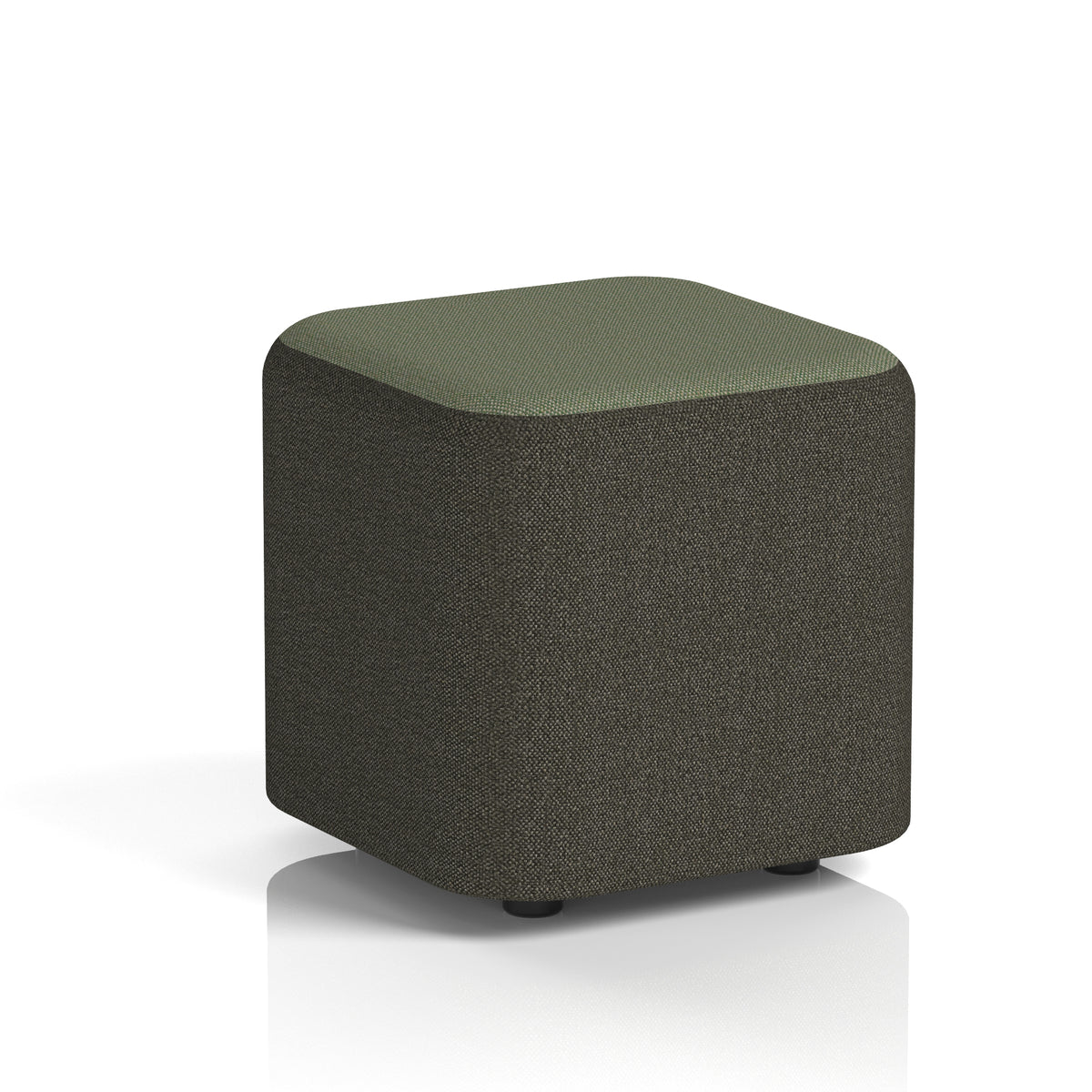 Commercial Square Stool – Two Tone | Crib 5 Contract Main Line Flax - Temple Body Monument Top - Industrious Decor
