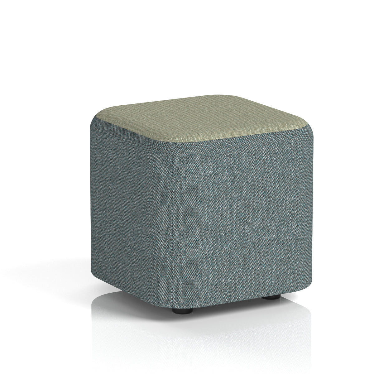 Commercial Square Stool – Two Tone | Crib 5 Contract Main Line Flax - Westminster Body Newbury Top - Industrious Decor