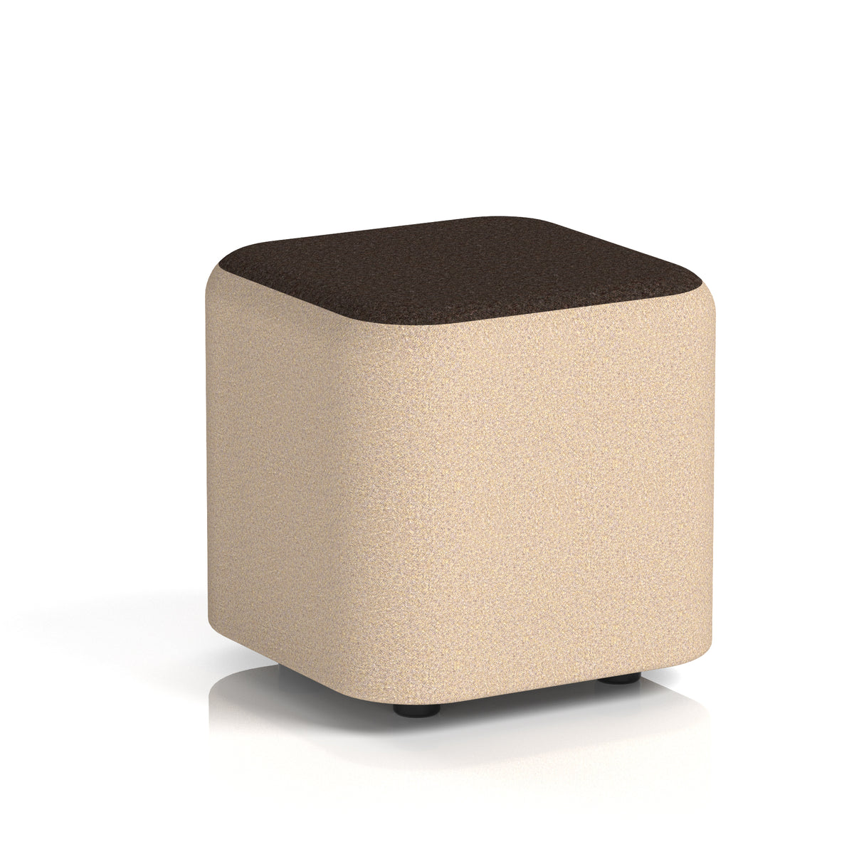 Commercial Square Stool – Two Tone | Crib 5 Contract Synergy - Affix Body Wed Top - Industrious Decor