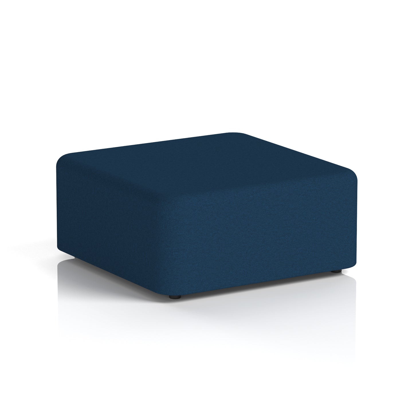 Fitz Upholstered large Square Stool 950 x 950 mm X2 - Calculus Body And Top - Industrious Decor