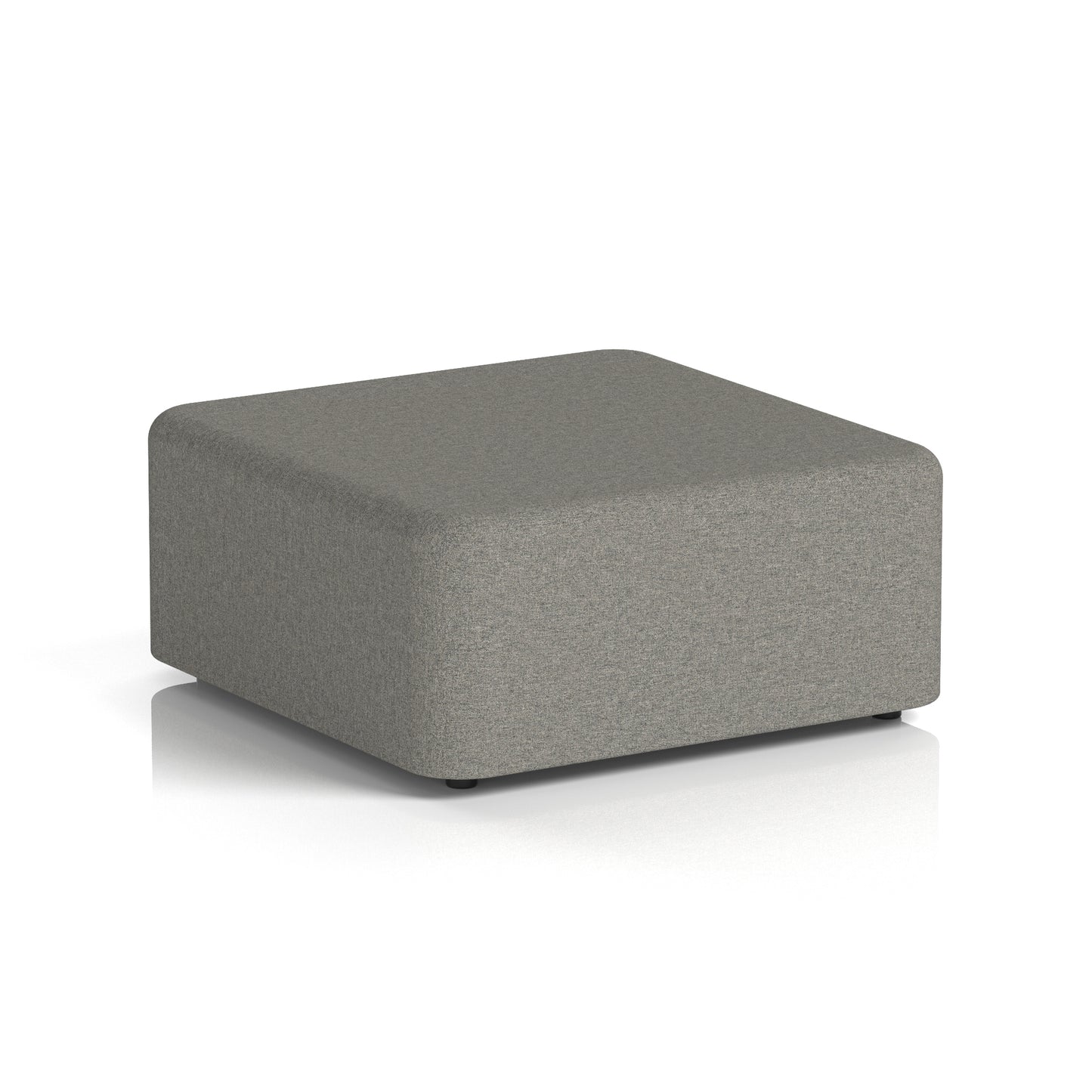 Fitz Upholstered large Square Stool 950 x 950 mm X2 - Number Body And Top - Industrious Decor