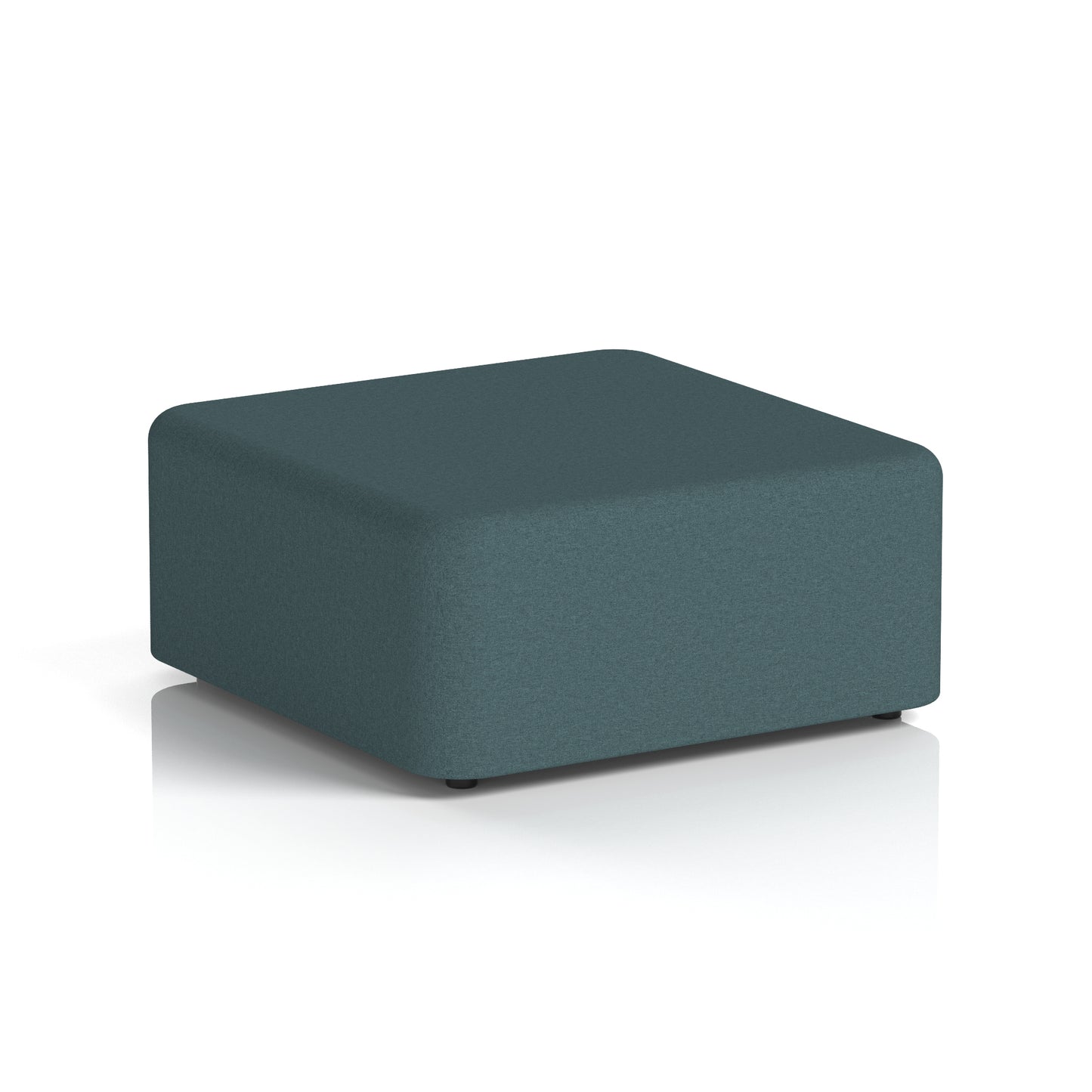 Fitz Upholstered large Square Stool 950 x 950 mm X2 - Polygon Body And Top - Industrious Decor