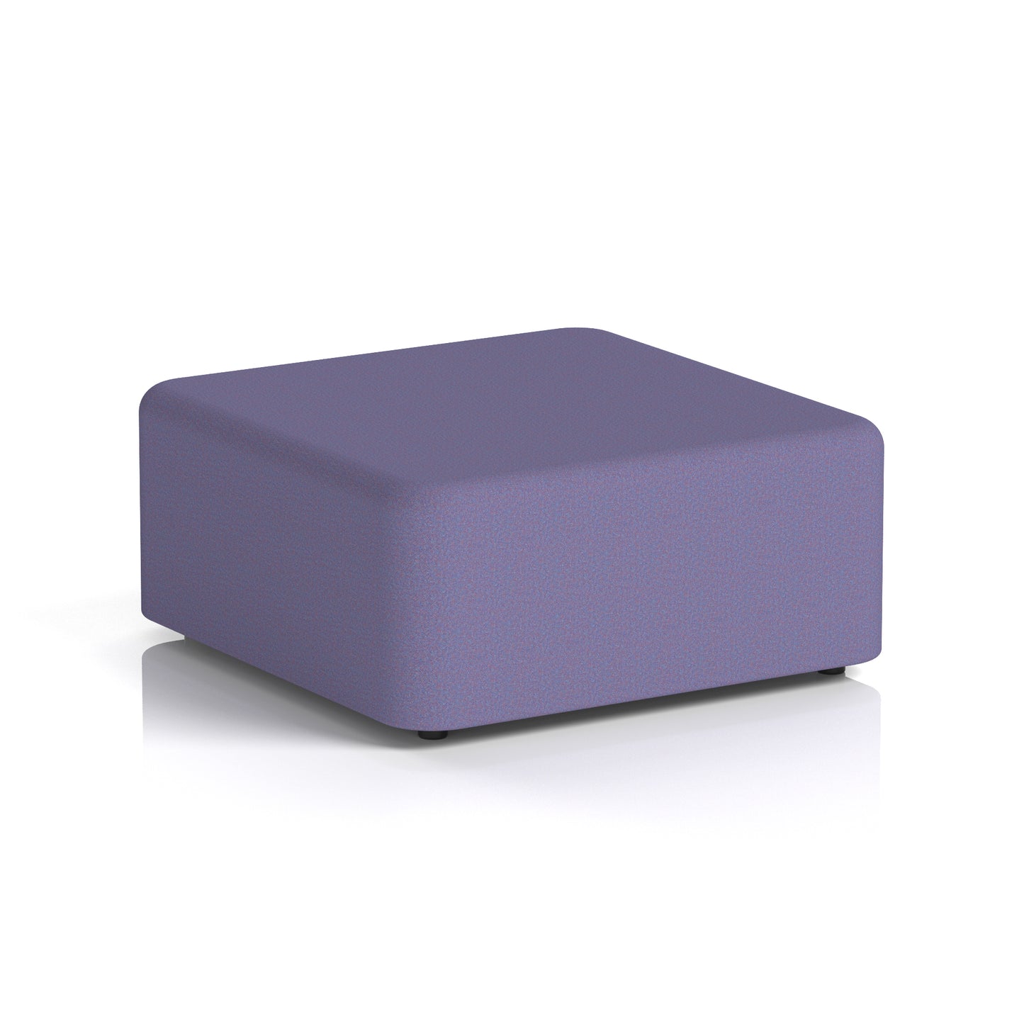 Fitz Upholstered large Square Stool 950 x 950 mm Synergy - Order Body And Top - Industrious Decor