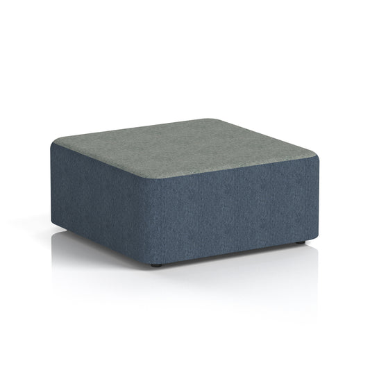 Commercial Large Square Stool – Two Tone | Crib 5 Contract Rivet - Crucible Body Prime Top - Industrious Decor
