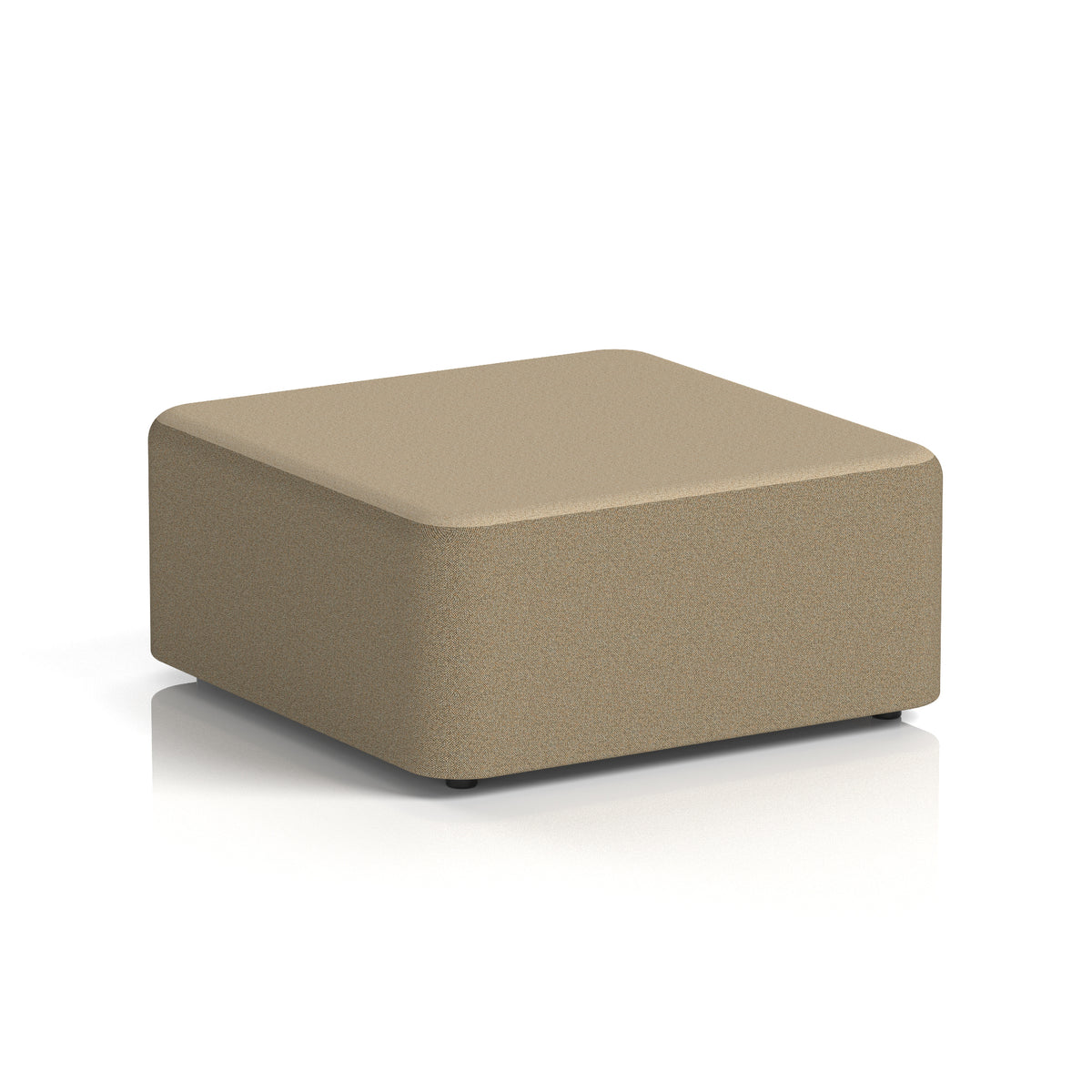 Commercial Large Square Stool – Two Tone | Crib 5 Contract Main Line Flax - Bank Body Upminster Top - Industrious Decor