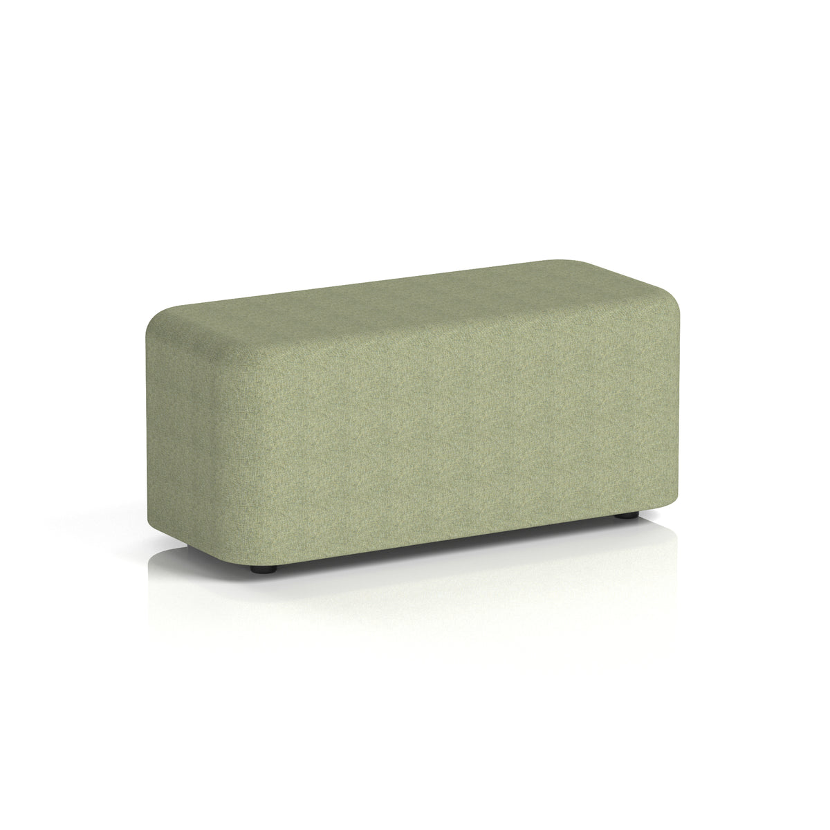 Commercial Rectangular Stool – Single Tone | Crib 5 Contract Rivet - Burnish Body And Top - Industrious Decor