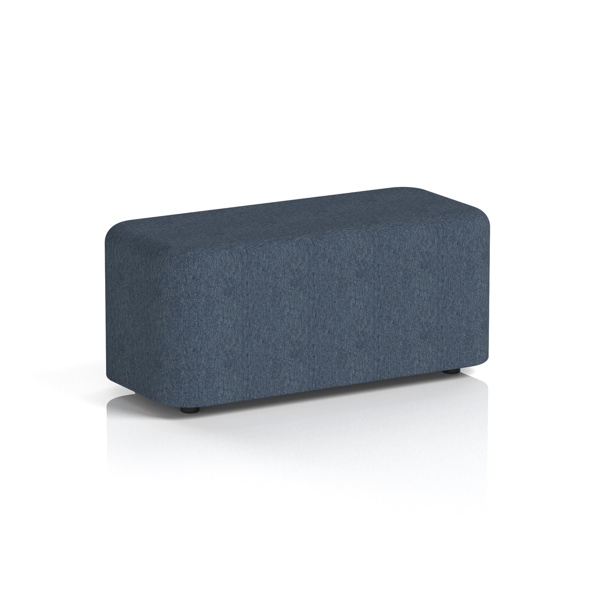 Commercial Rectangular Stool – Single Tone | Crib 5 Contract Rivet - Crucible Body And Top - Industrious Decor