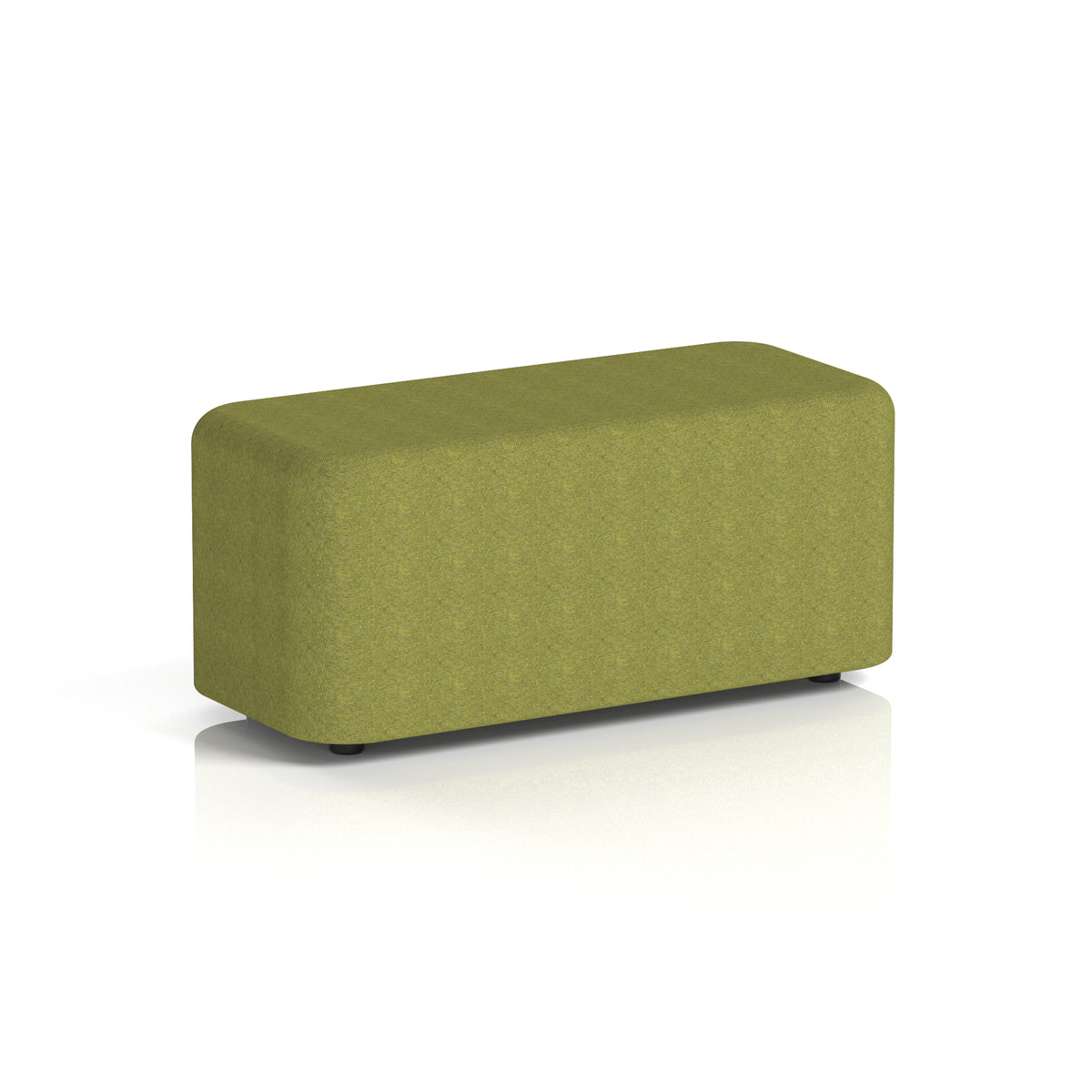 Commercial Rectangular Stool – Single Tone | Crib 5 Contract Rivet - Olive Body And Top - Industrious Decor