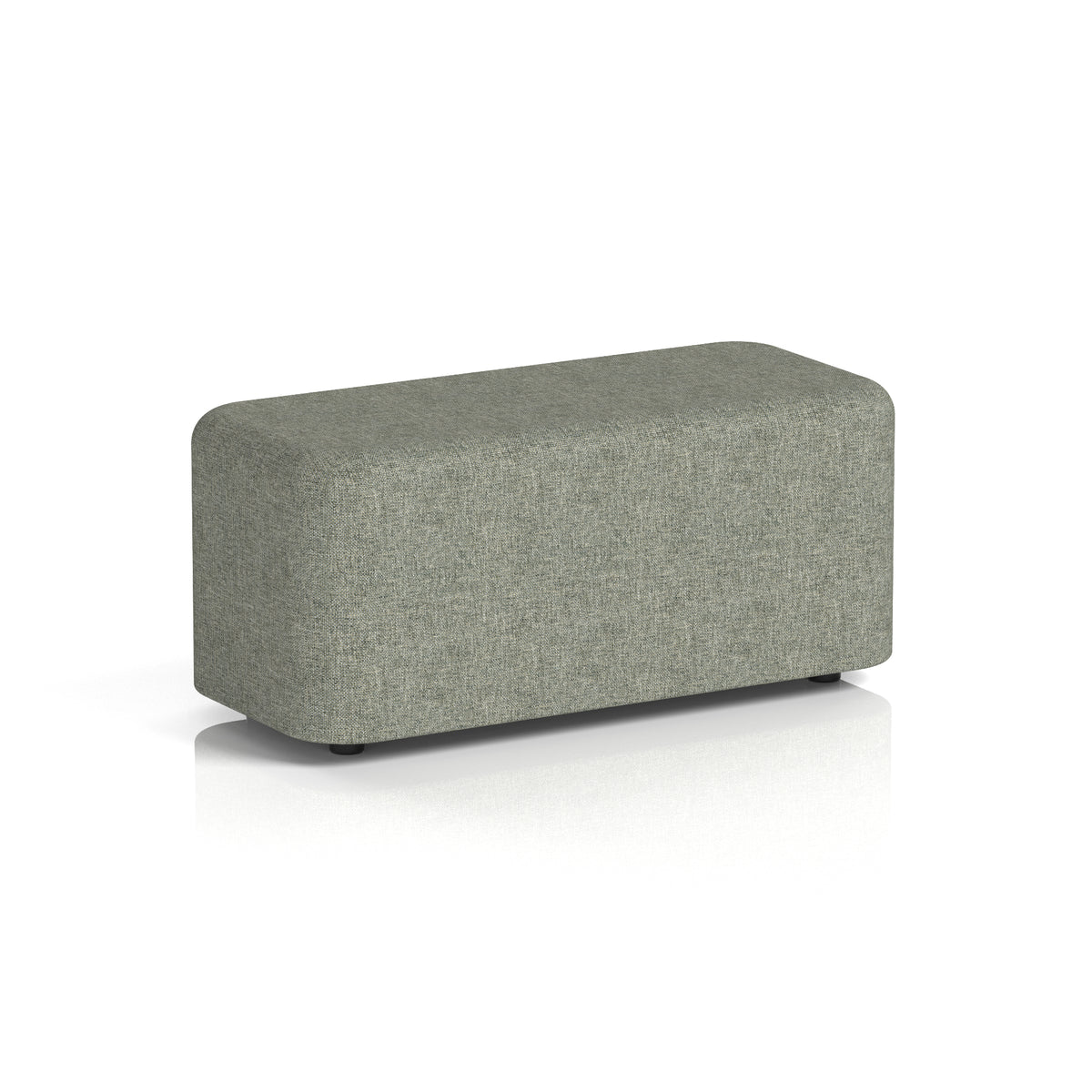 Commercial Rectangular Stool – Single Tone | Crib 5 Contract Rivet - Vitreous Body And Top - Industrious Decor