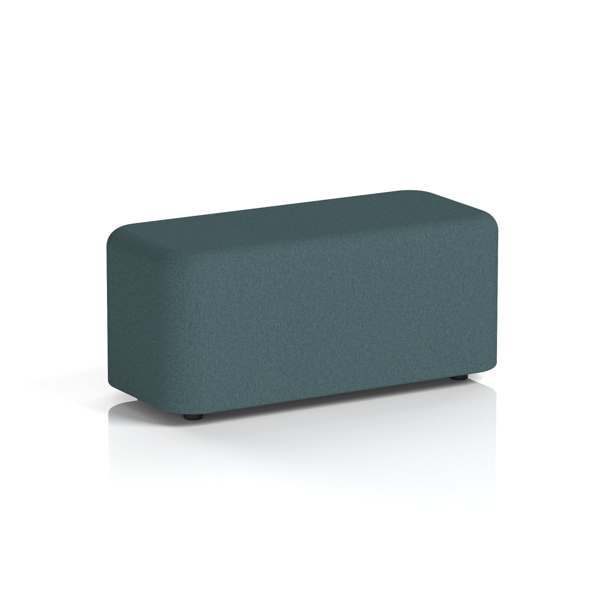 Commercial Rectangular Stool – Single Tone | Crib 5 Contract X2 - Polygon Body And Top - Industrious Decor