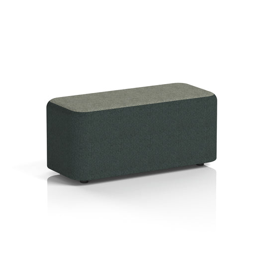 Commercial Rectangular Stool – Two Tone | Crib 5 Contract Rivet - Charcoal Body Vitreous Top - Industrious Decor