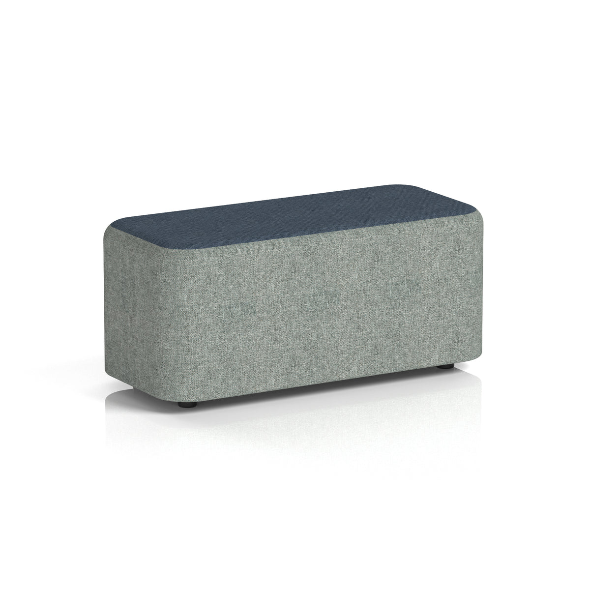 Commercial Rectangular Stool – Two Tone | Crib 5 Contract Rivet - Prime Body Crucible Top - Industrious Decor