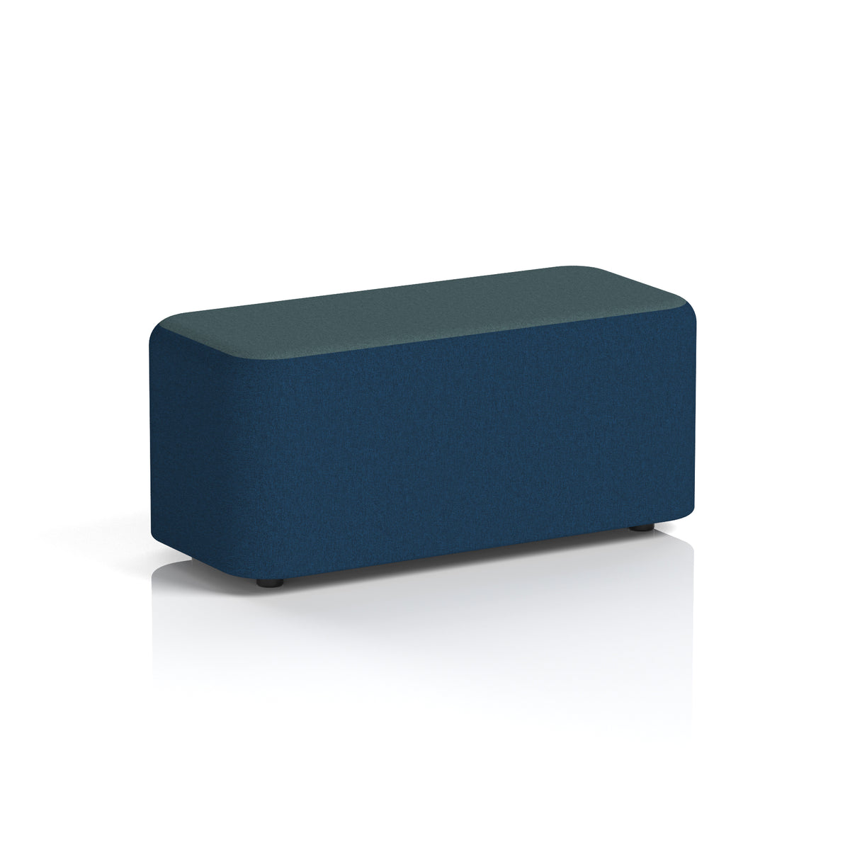 Commercial Rectangular Stool – Two Tone | Crib 5 Contract X2 - Calculus Body Polygon Top - Industrious Decor