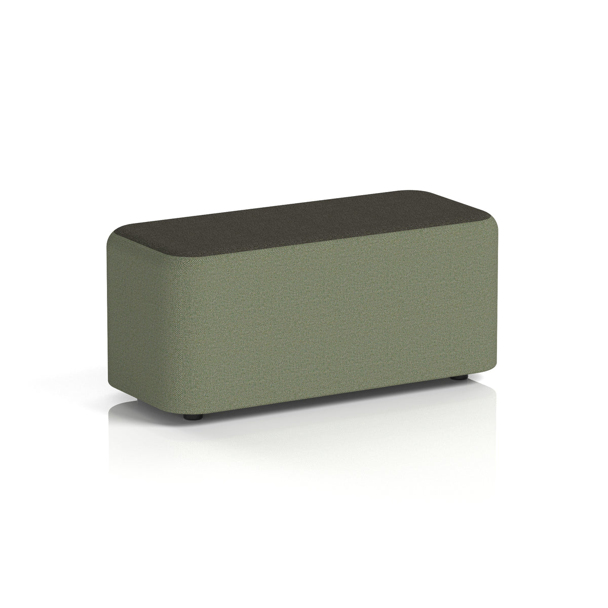 Commercial Rectangular Stool – Two Tone | Crib 5 Contract Main Line Flax - Monument Body Temple Top - Industrious Decor